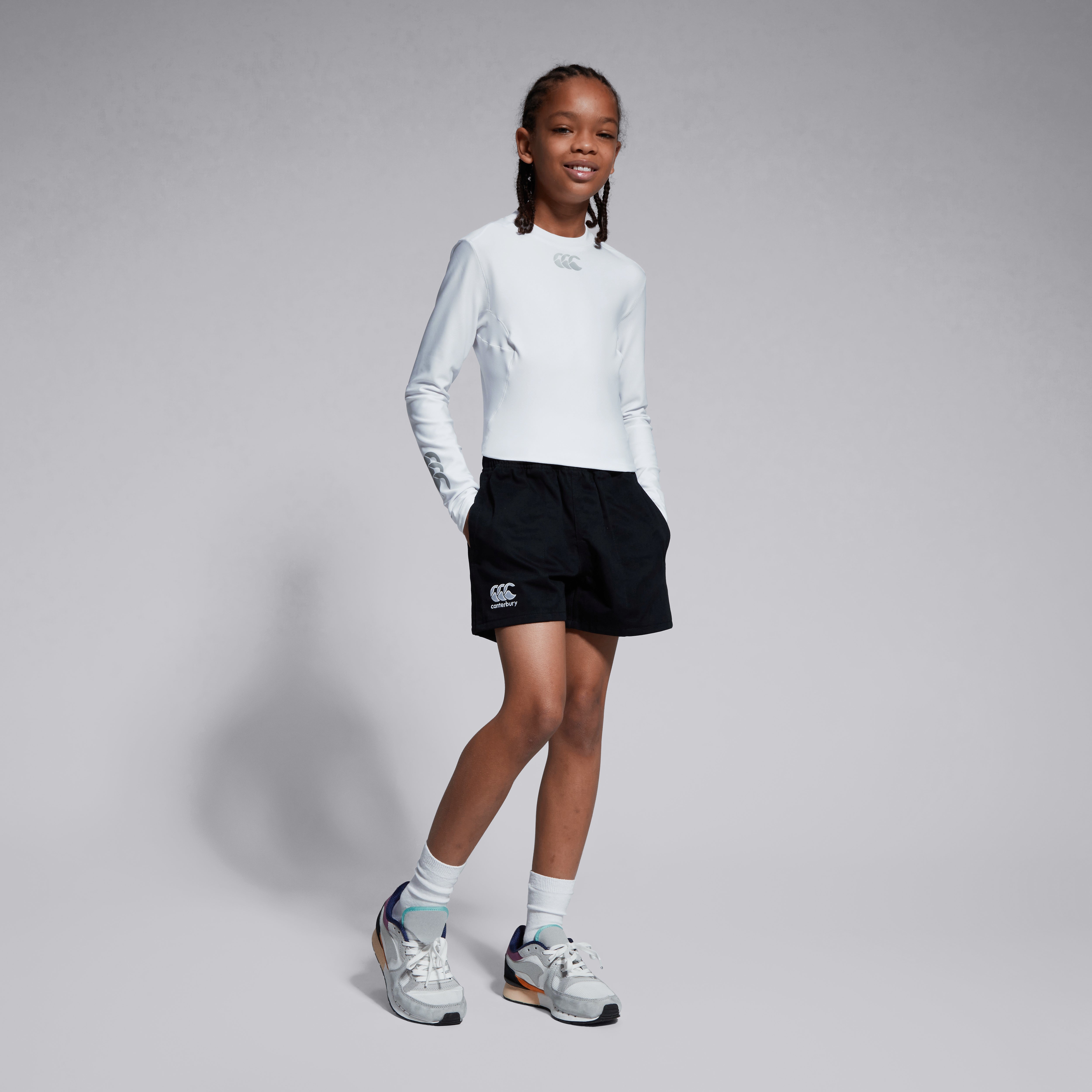 canterbury-junior-unisex-thermoreg-long-sleeved-top-white image 2