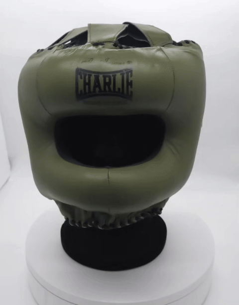 charlie-boxing-pack-m-full-kick-army-guantes-espinillera-y-casco image 3