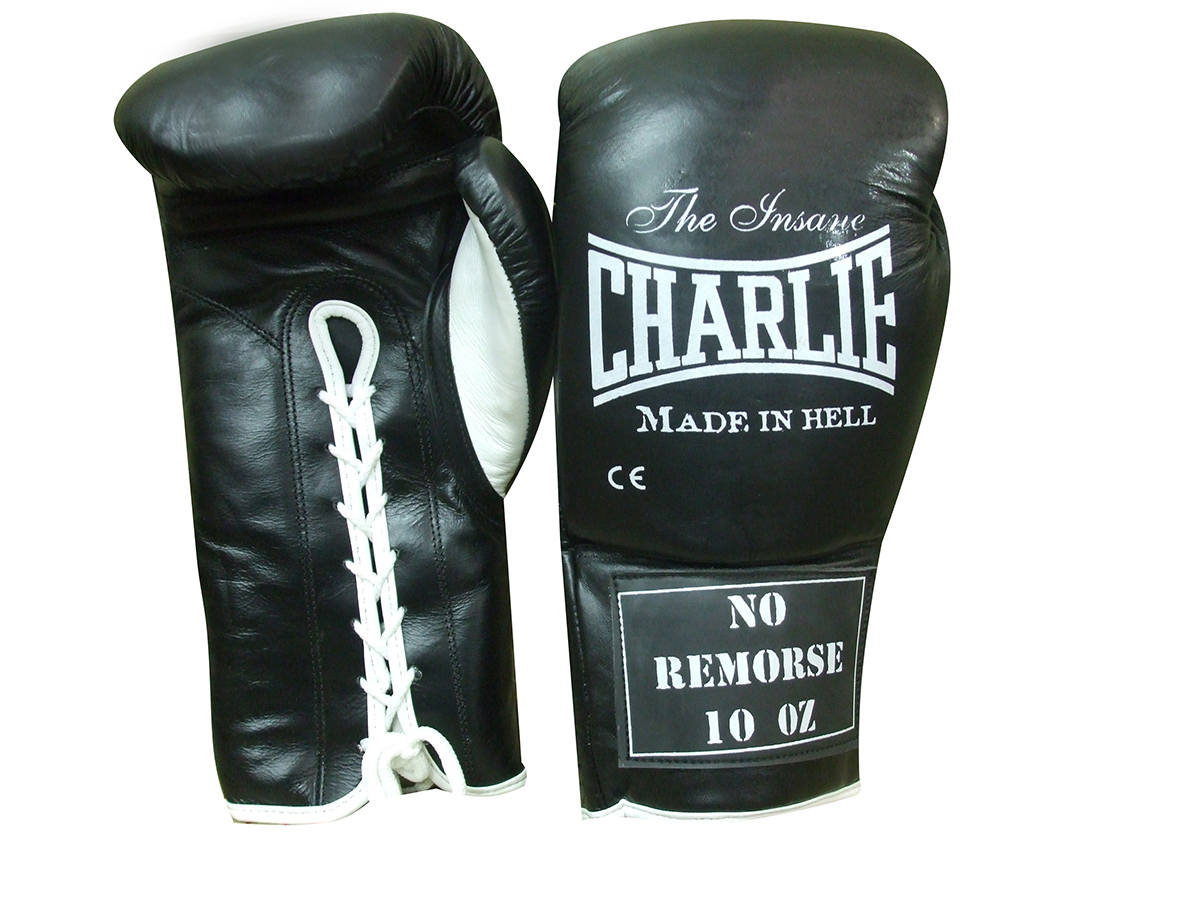 charlie-boxing-guantes-no-remorse-profesionales-de-cuerdas-homologados-ebu-y-wbc image 1
