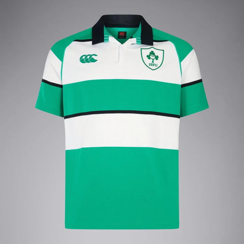 canterbury-ireland-heritage-jersey-green-white-para-hombre-camiseta-de-rugby-de- image 1