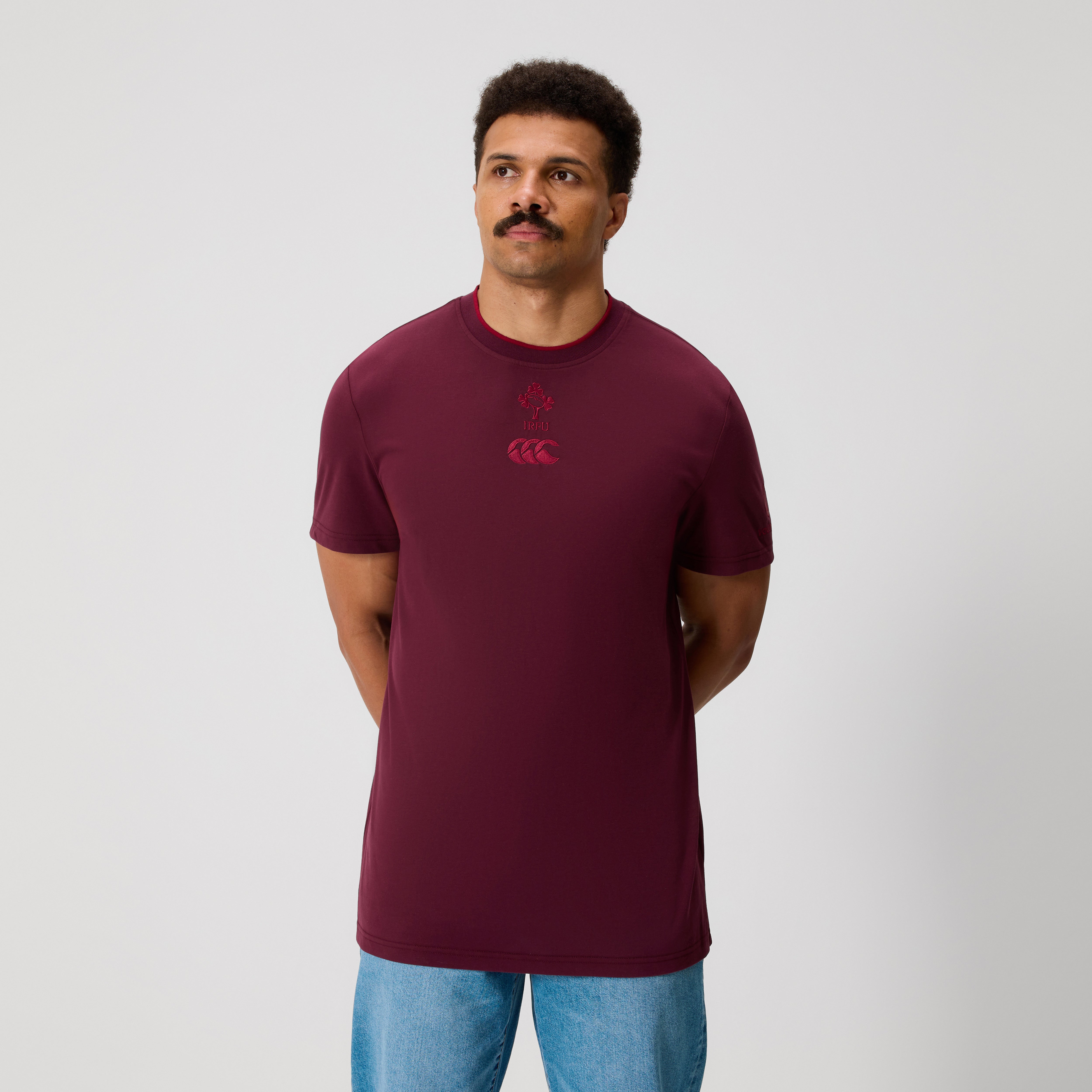 camiseta-de-algod-n-canterbury-ireland-team-morada-para-hombre image 1