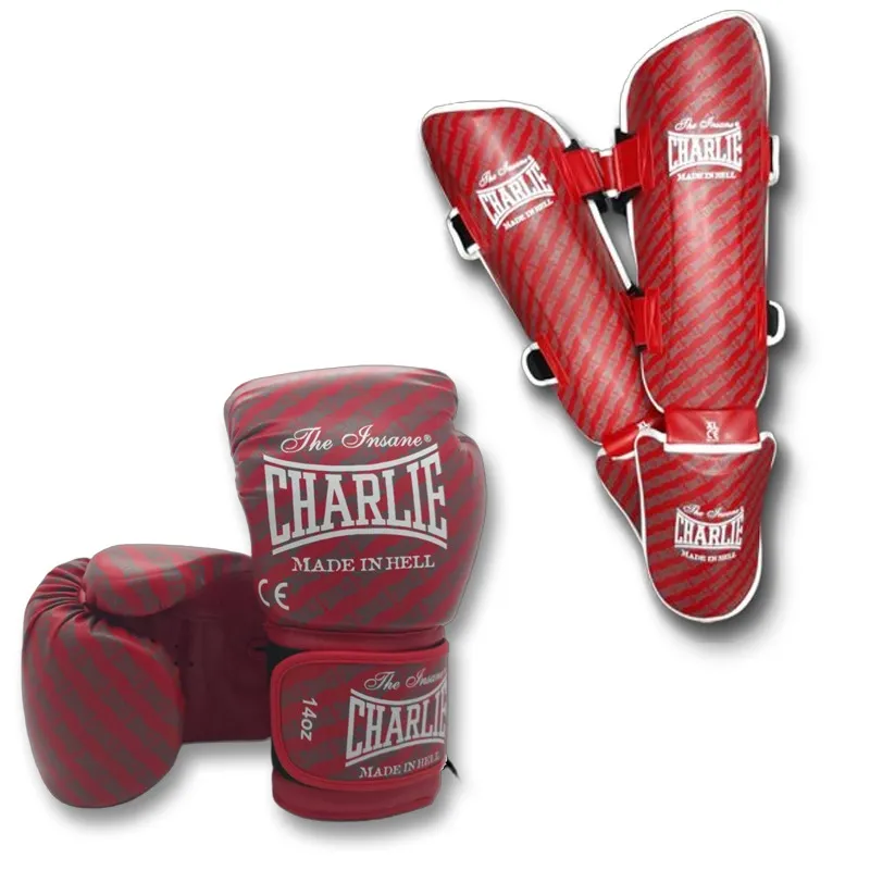 charlie-boxing-pack-blast-rojo-guantes-espinilleras-ahorra-10 image 1