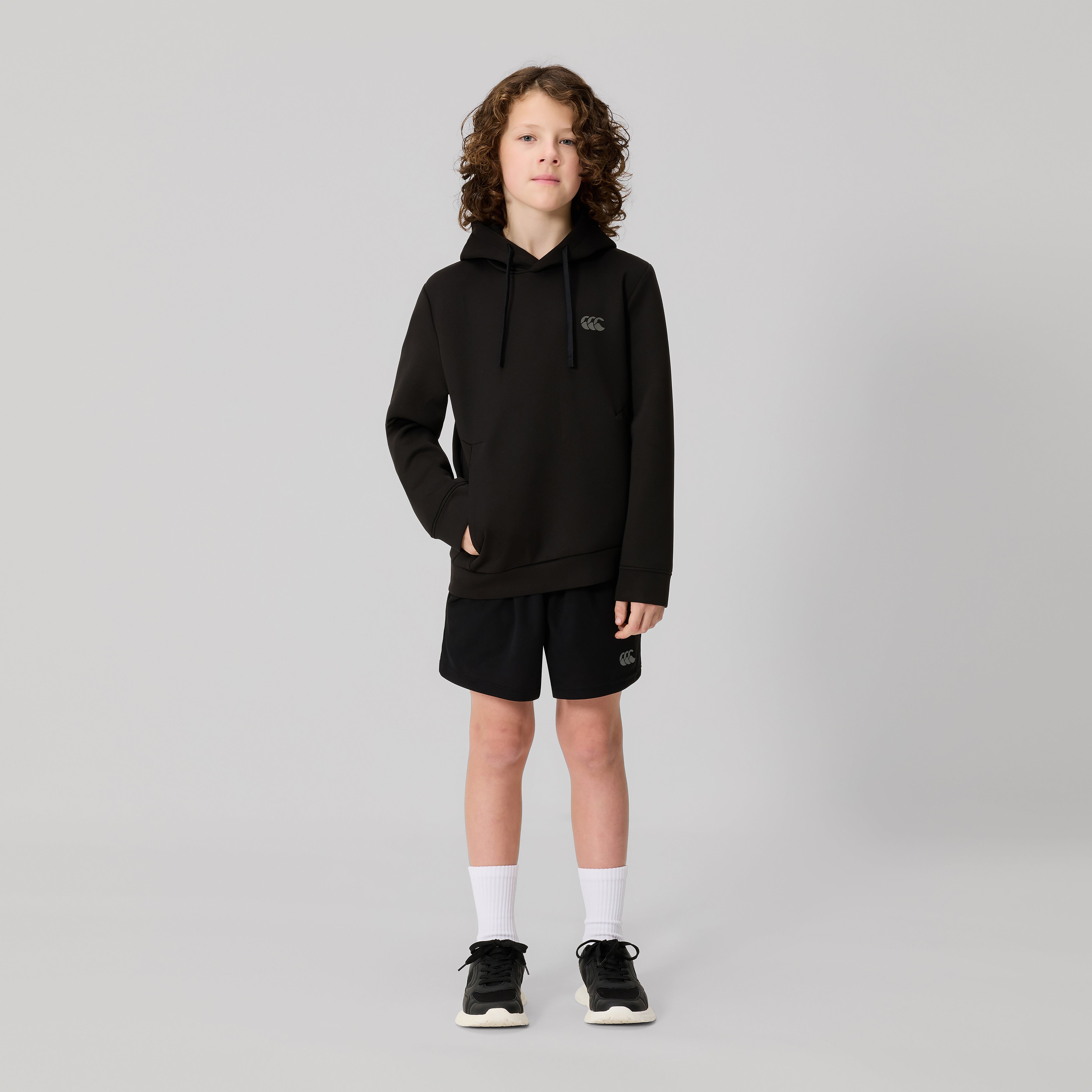 canterbury-sudadera-con-capucha-junior-unisex-tempo-negra image 1