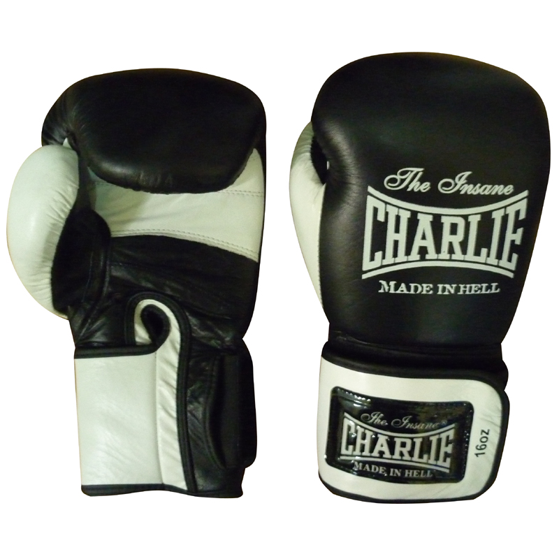 charlie-boxing-guantes-bat-z-guantes-de-boxeo-de-piel-con-doble-cierre-de-velcro image 1