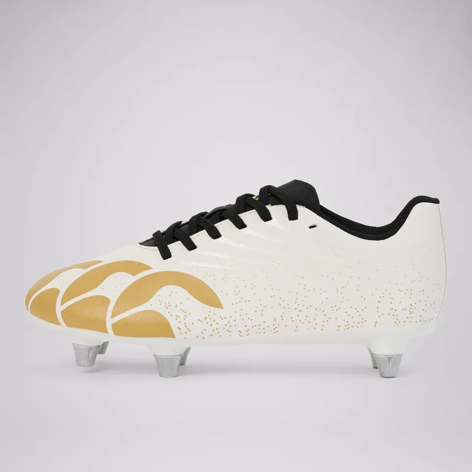 botas-de-rugby-canterbury-ccc-stampede-team-soft-ground-para-ni-o-blancas-suela- image 1