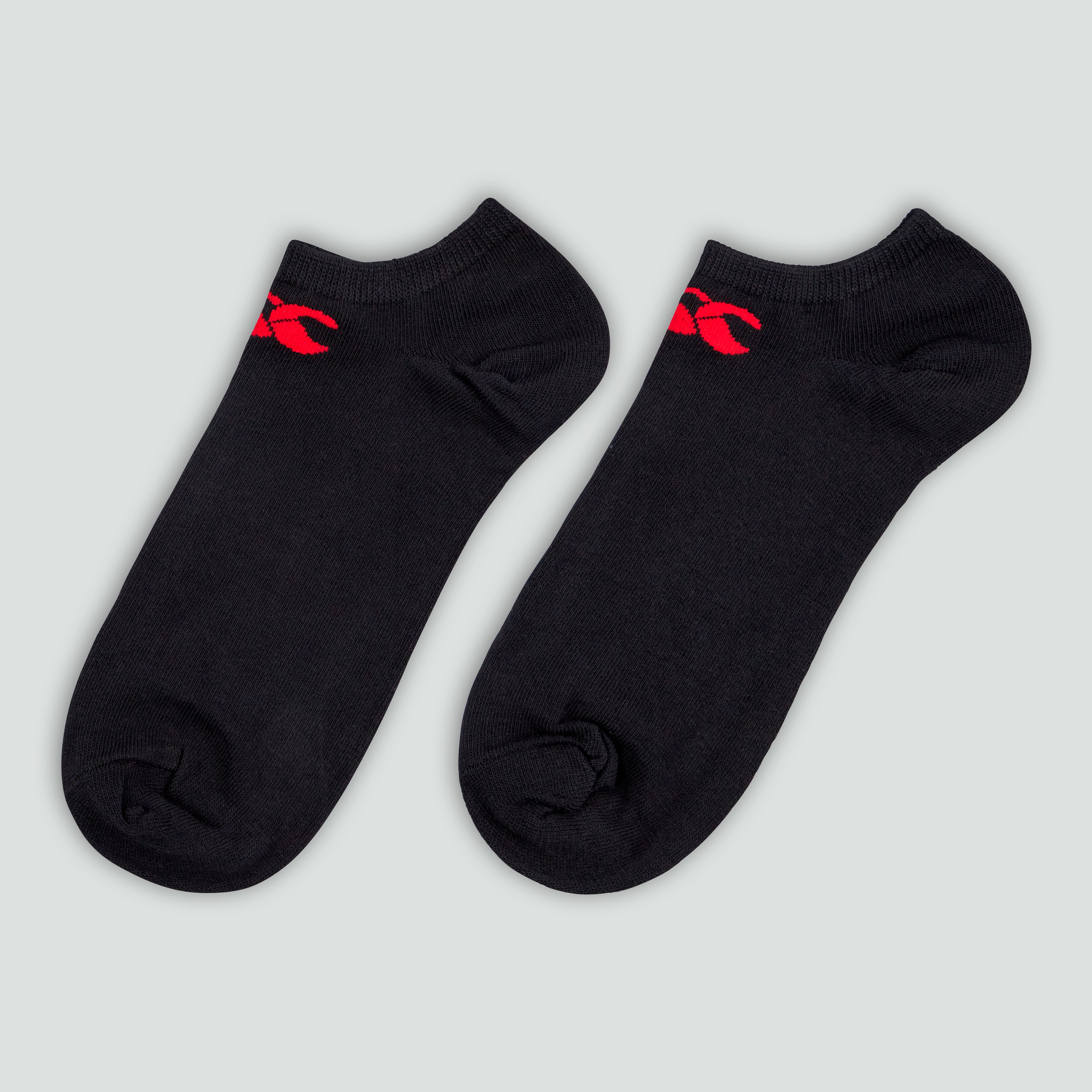 canterbury-adult-unisex-trainer-liners-3-pack-black-red image 1