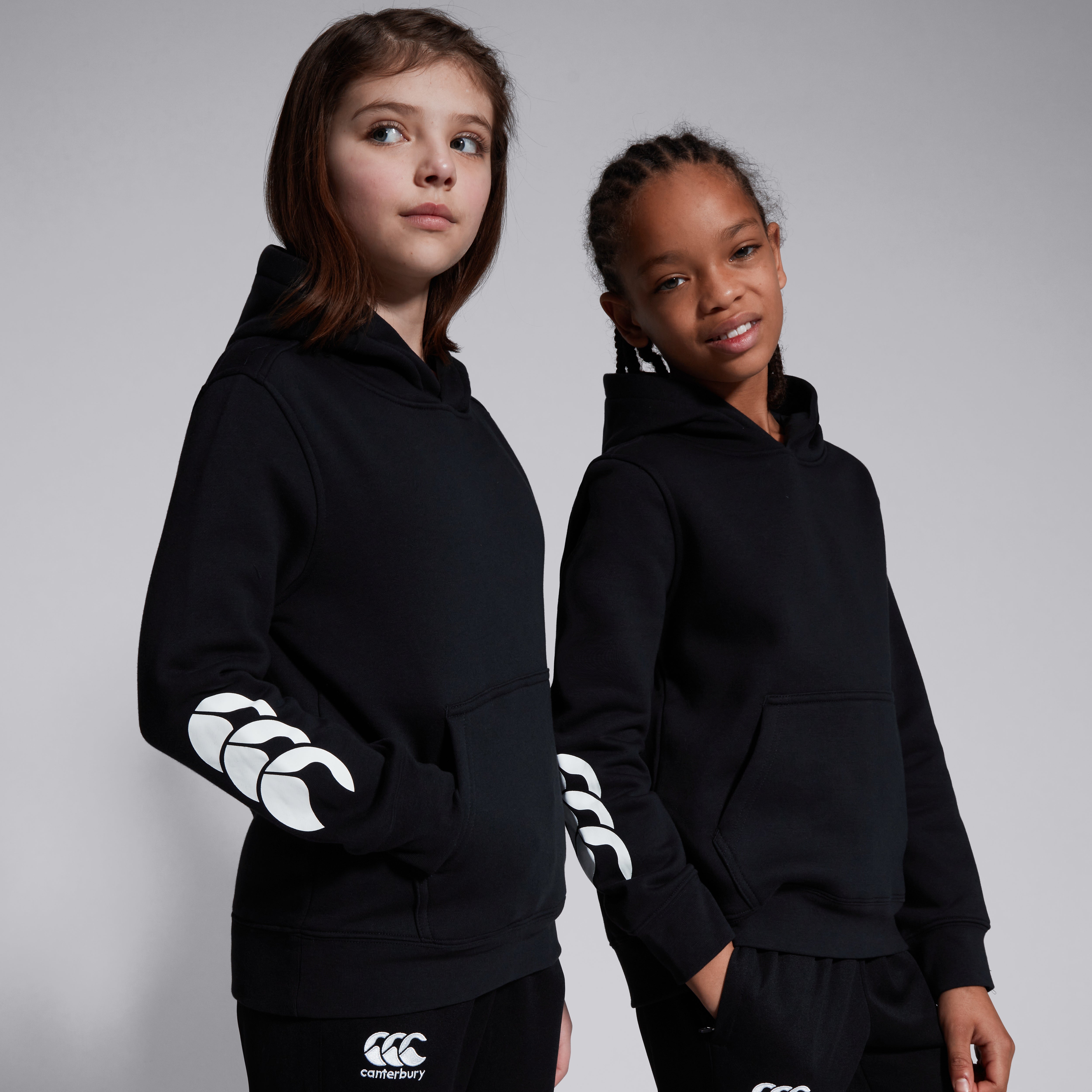 canterbury-sudadera-con-capucha-club-junior-unisex-negra image 2