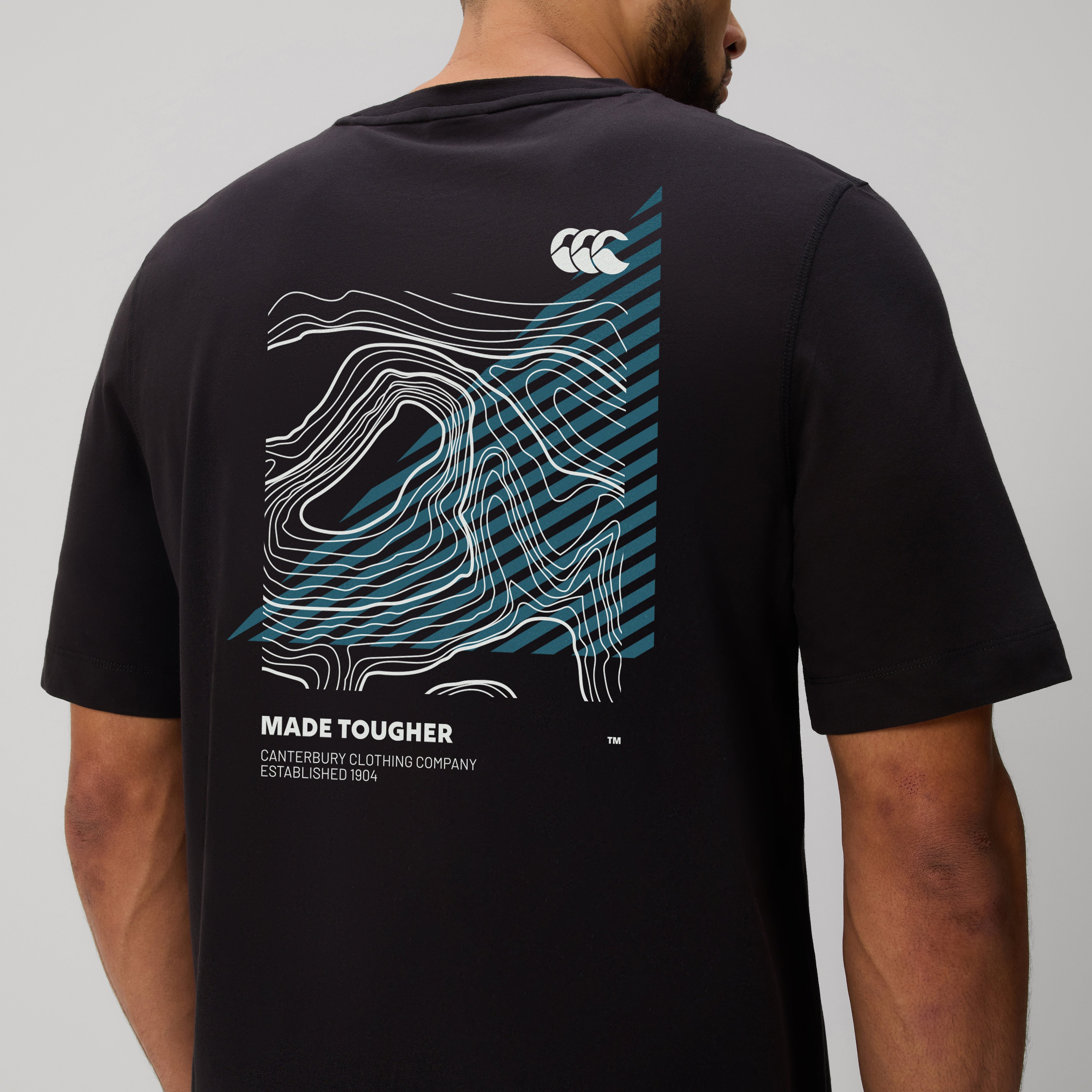 canterbury-tempo-training-tee-hombre-negra-camiseta-de-entrenamiento-de-corte-re image 8