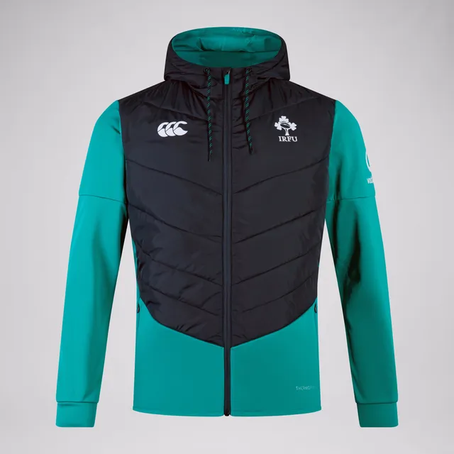 canterbury-ireland-hybrid-padded-jacket-black-green-para-hombre image 1
