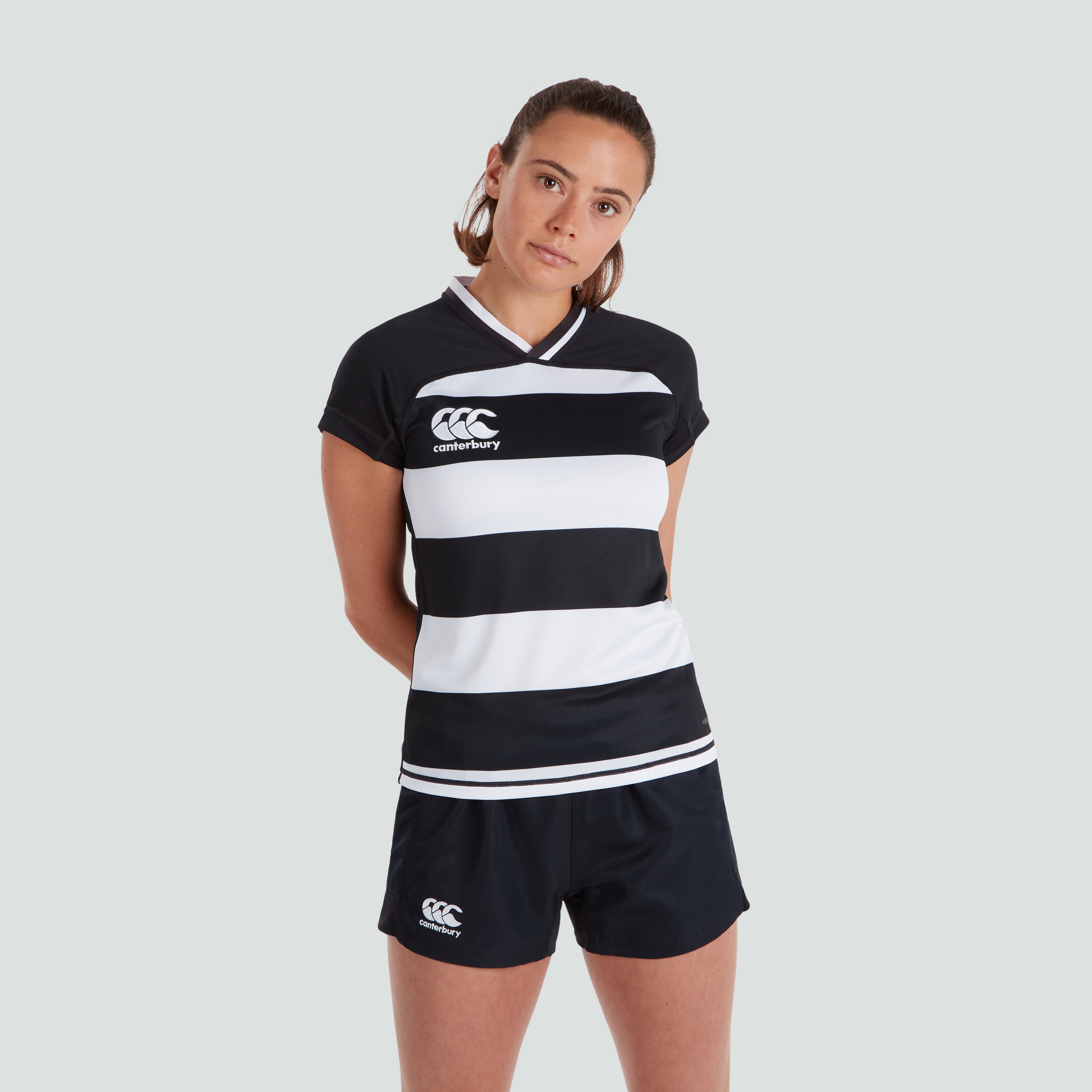 canterbury-vapodri-evader-hooped-jersey-mujer-negro image 1