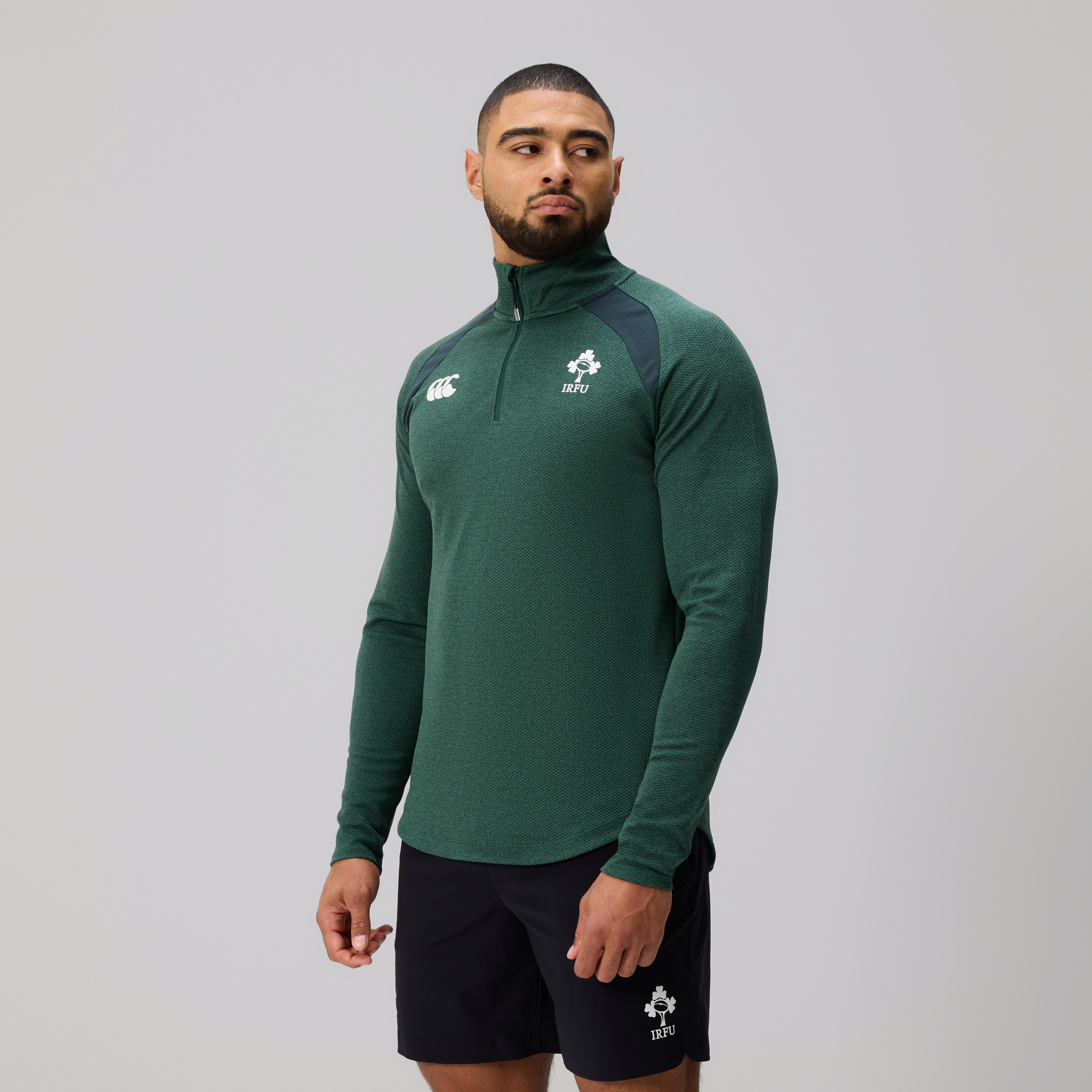 canterbury-ireland-elite-1st-layer-hombre-verde-camiseta-t-cnica-de-entrenamient image 1