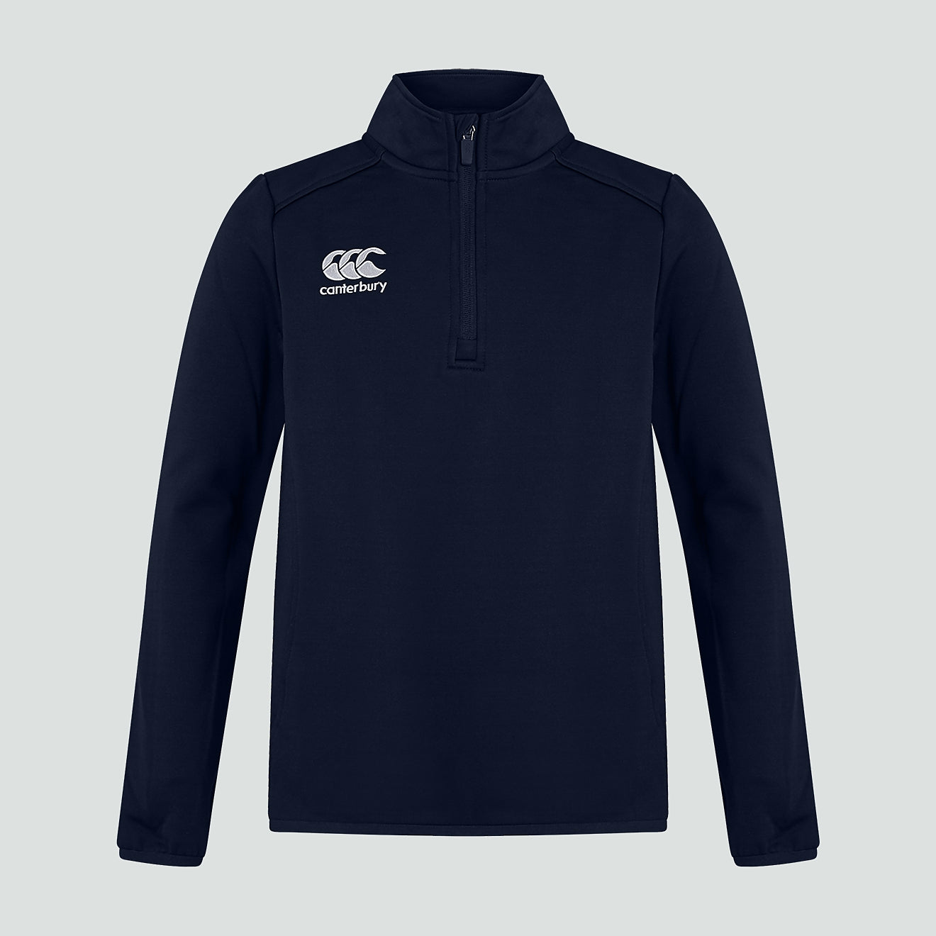 sudadera-con-cremallera-1-4-canterbury-club-midlayer-para-junior-unisex-azul-mar image 1
