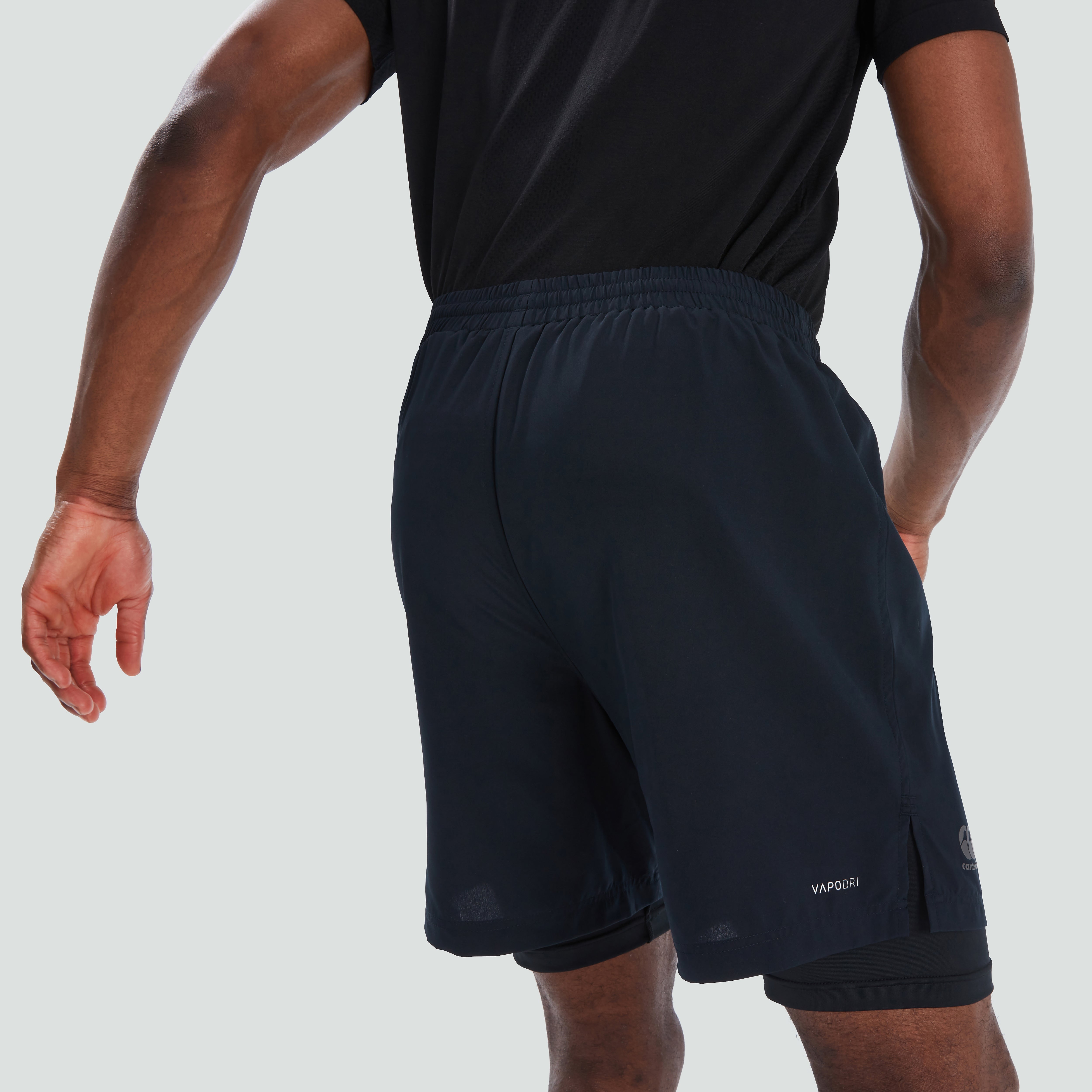 canterbury-vapodri-2-en-1-short-negro-gris-para-hombre image 6