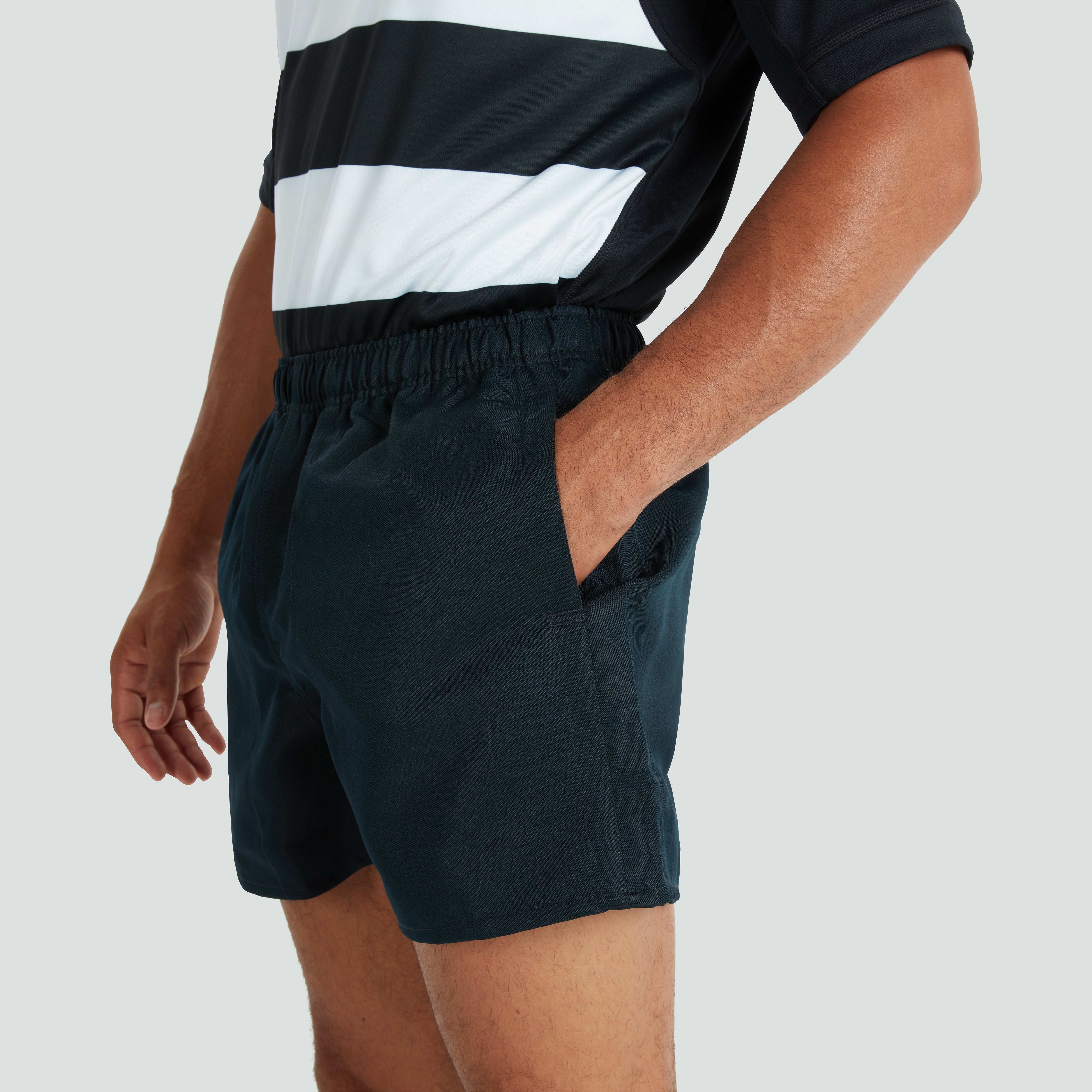canterbury-professional-pantal-n-corto-poli-ster-hombre-negro image 2