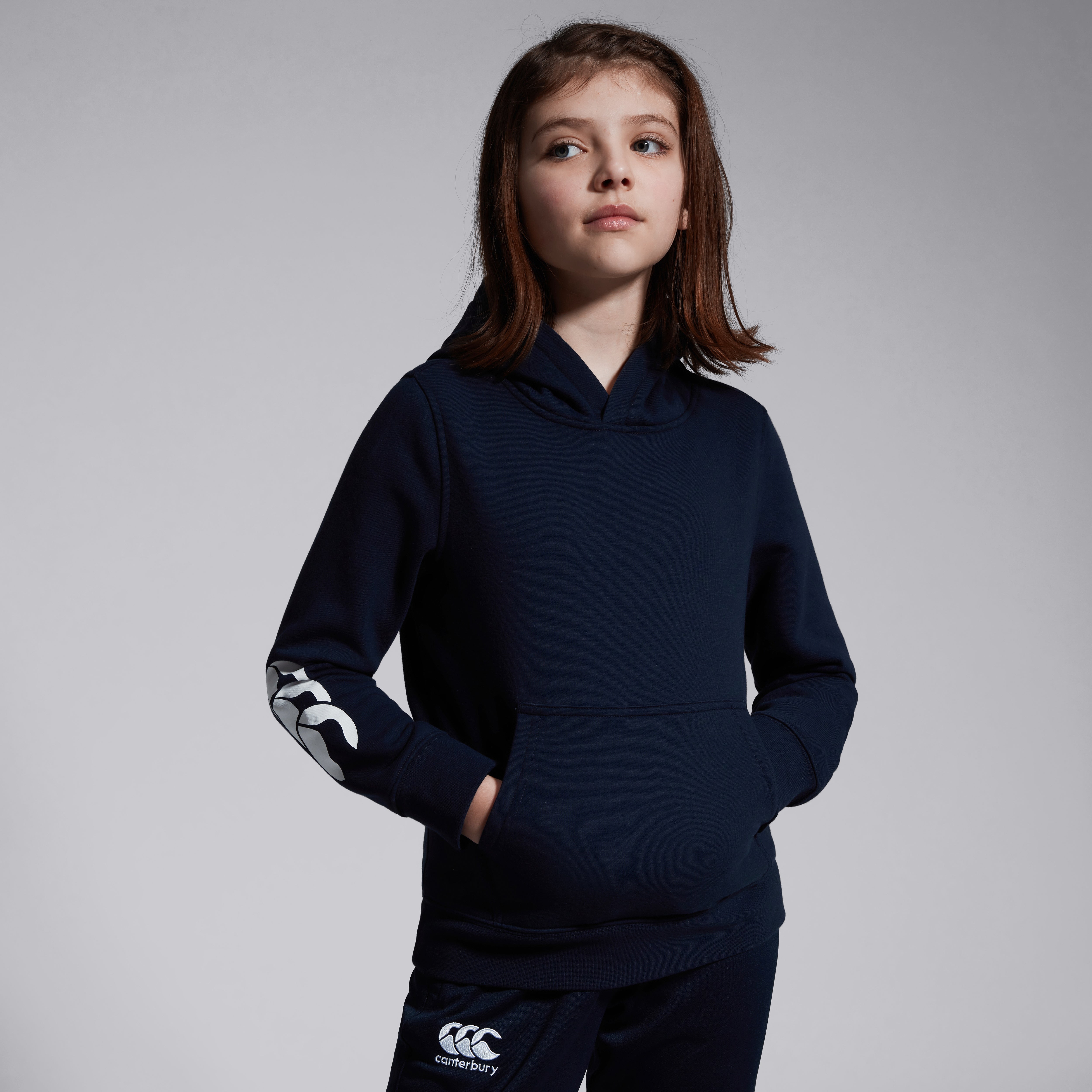 canterbury-club-hoody-sudadera-con-capucha-junior-unisex-azul-marino image 4