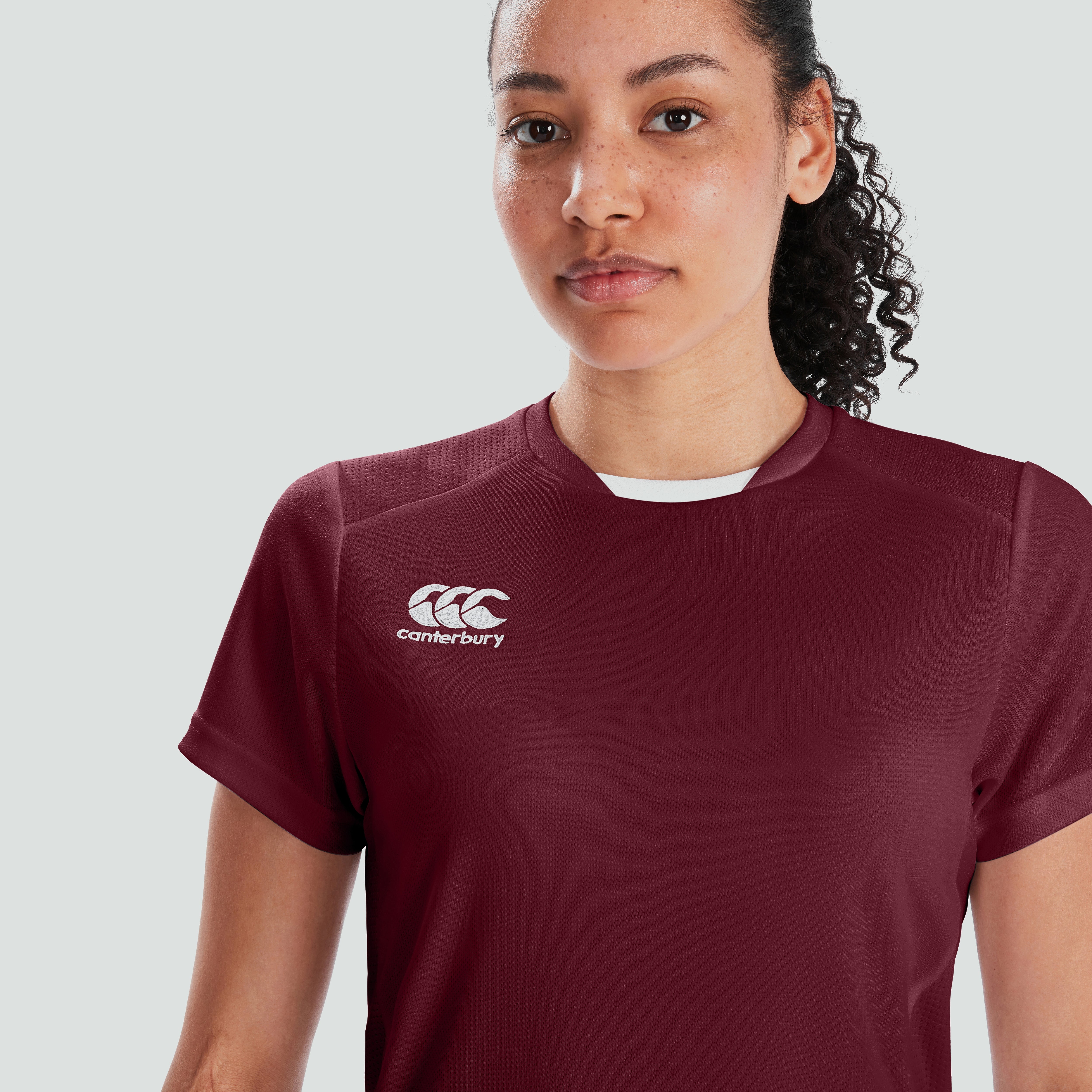 canterbury-club-dry-camiseta-maroon-mujer image 3