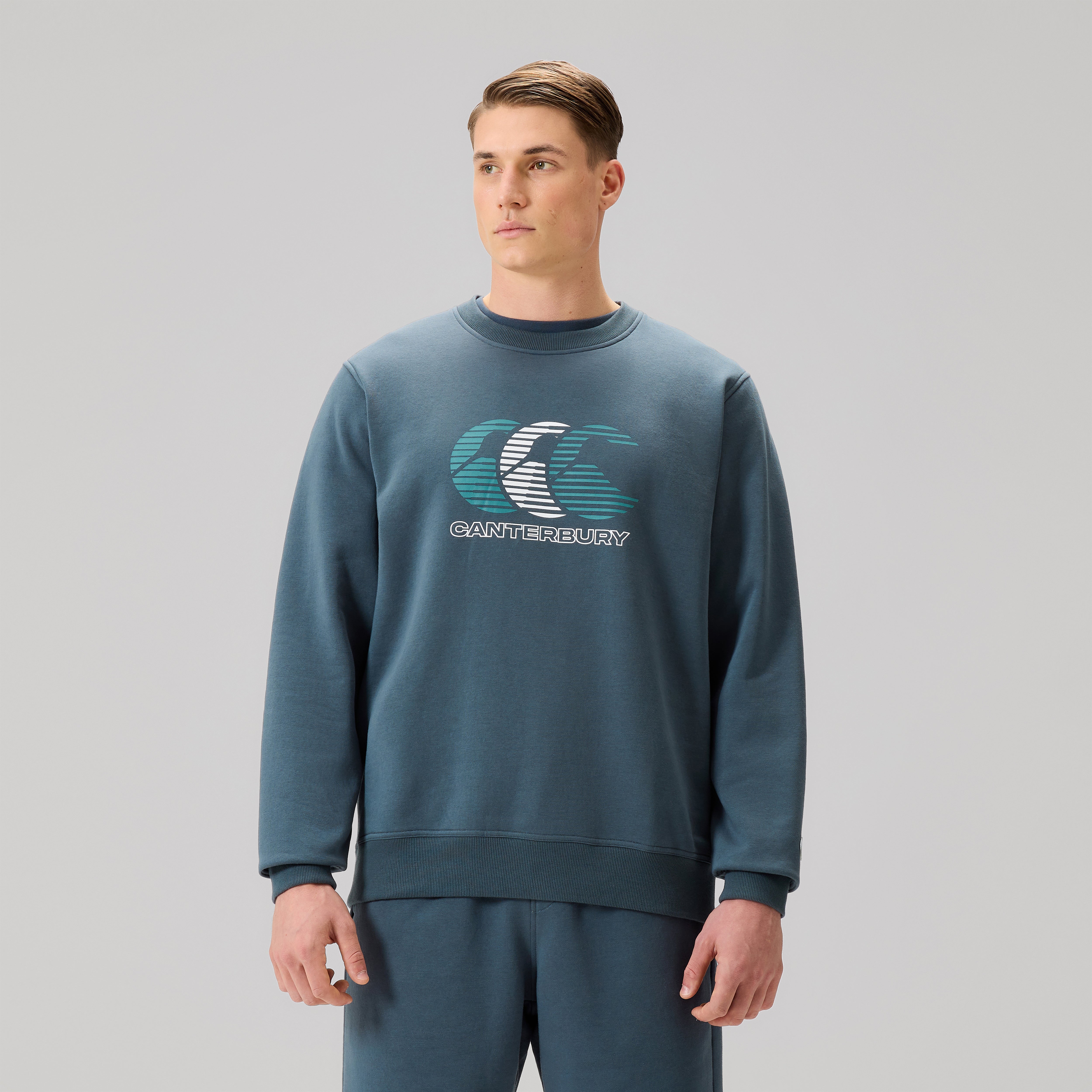 sudadera-canterbury-everyday-crew-hombre-gris image 3