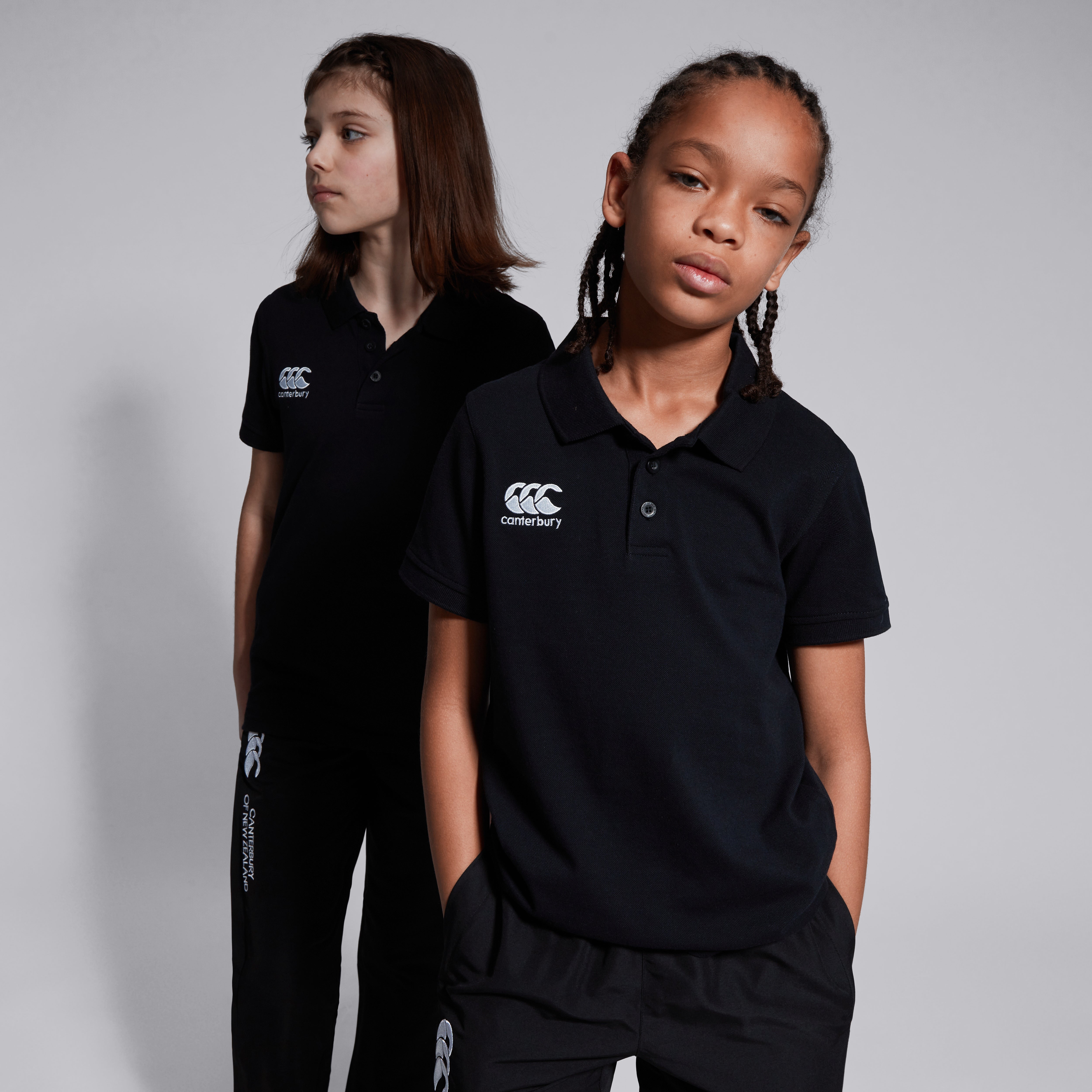polo-canterbury-waimak-negro-para-junior-unisex image 4
