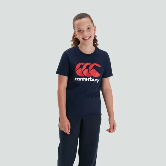 camiseta-canterbury-ccc-logo-junior-unisex-azul-marino image 1