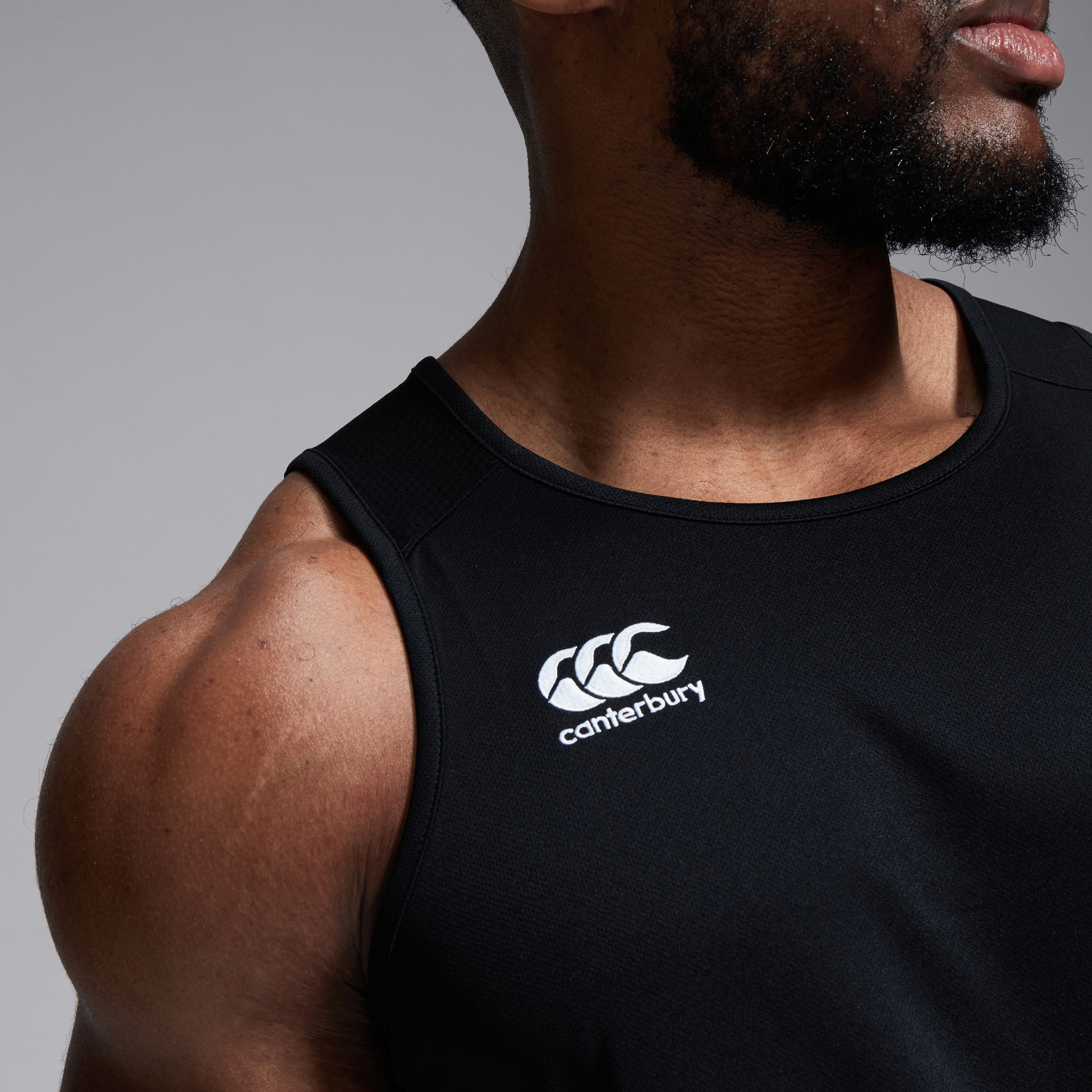 canterbury-club-dry-camiseta-sin-mangas-hombre-negra image 8