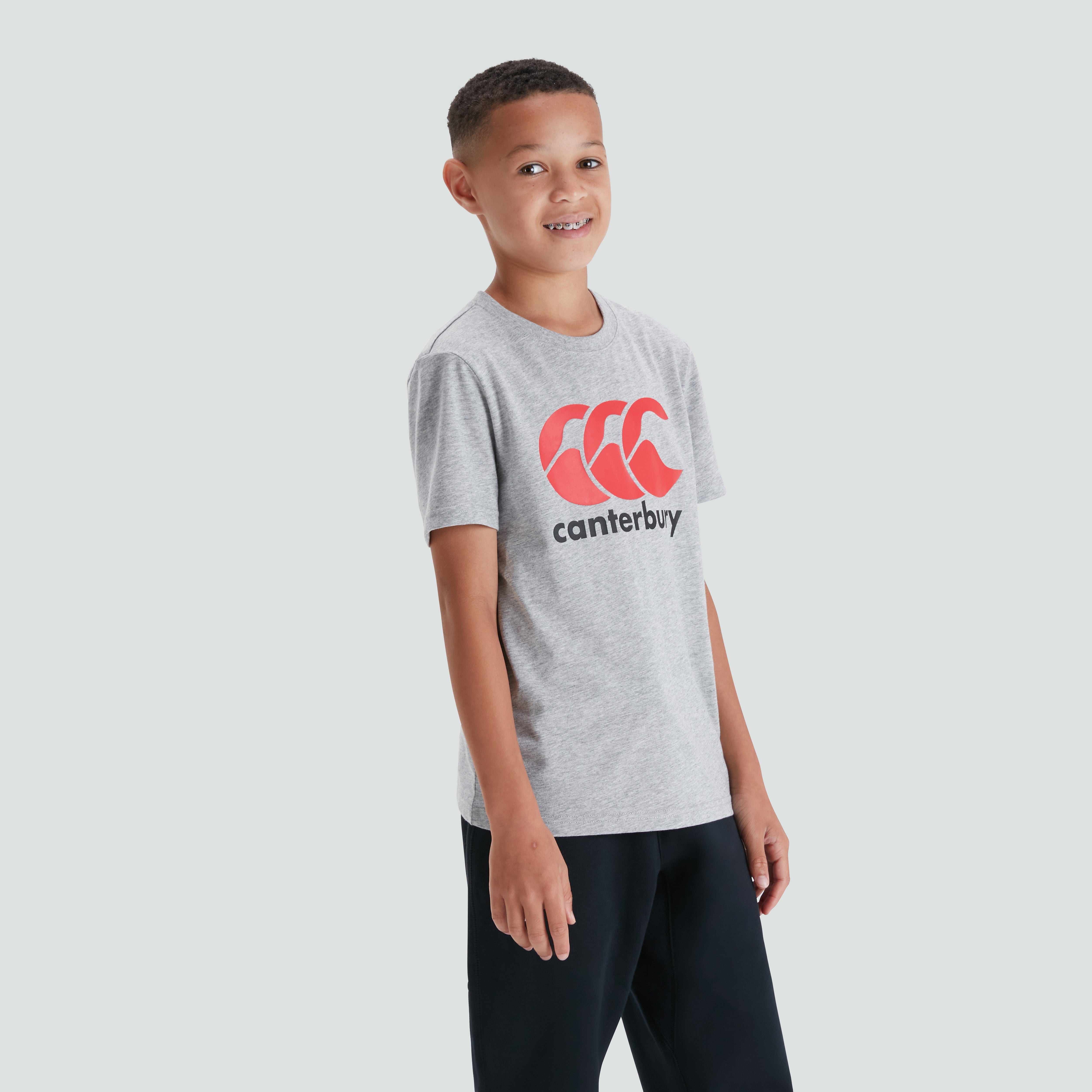 canterbury-ccc-logo-camiseta-junior-unisex-gris image 3