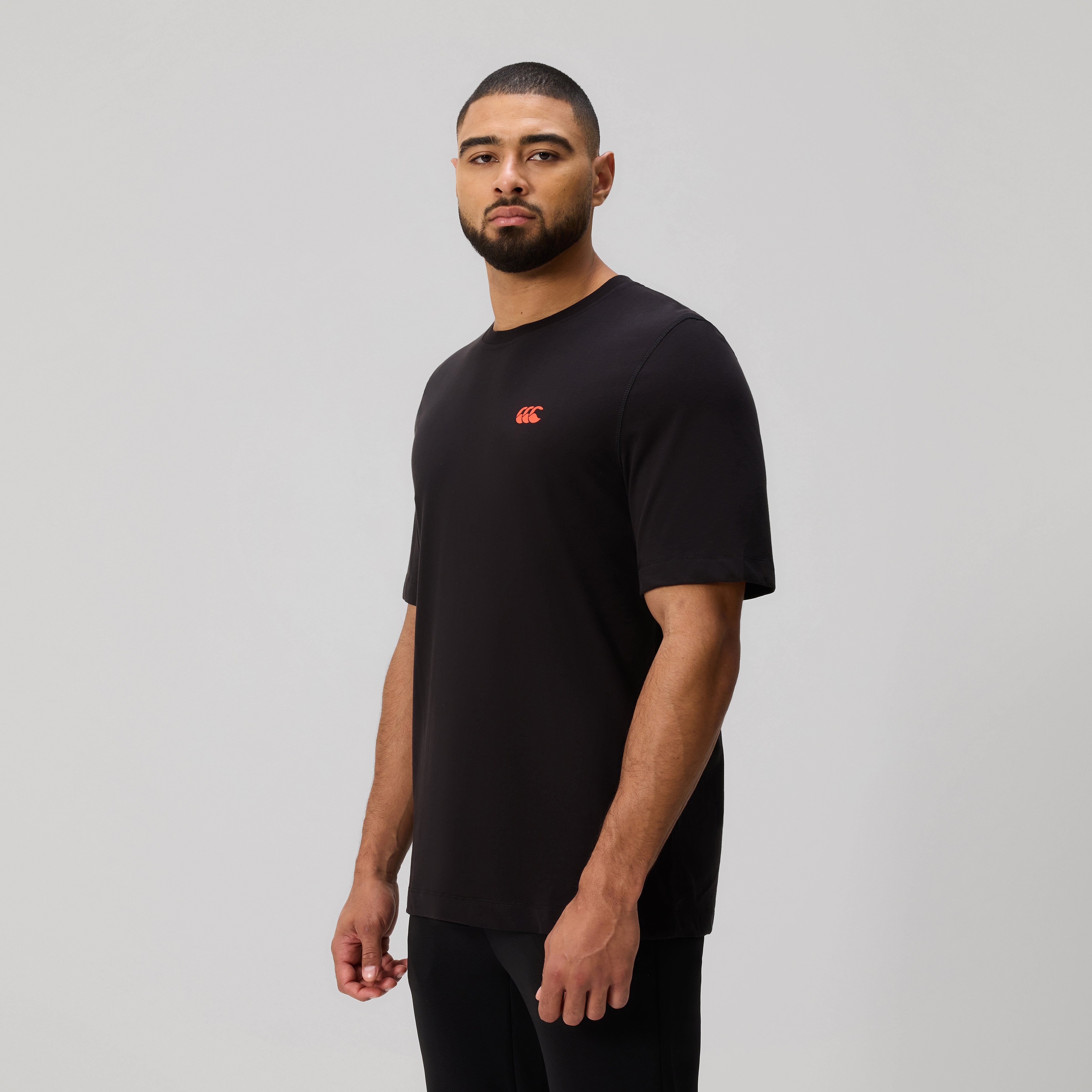 canterbury-tempo-training-tee-hombre-negra-camiseta-de-entrenamiento-de-corte-re image 4