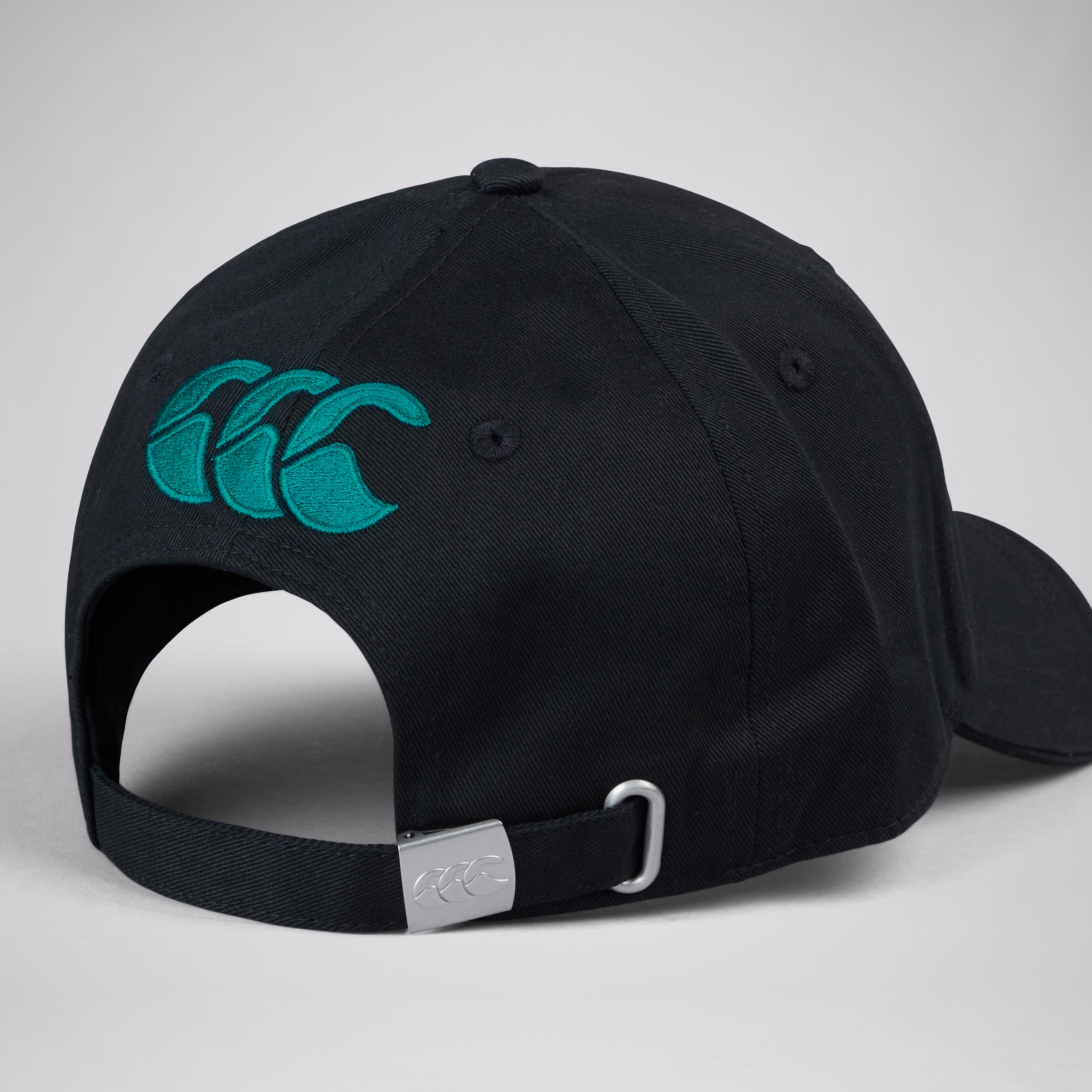 canterbury-adult-unisex-ireland-drill-cap-black-green-gorra-de-algod-n-con-borda image 3