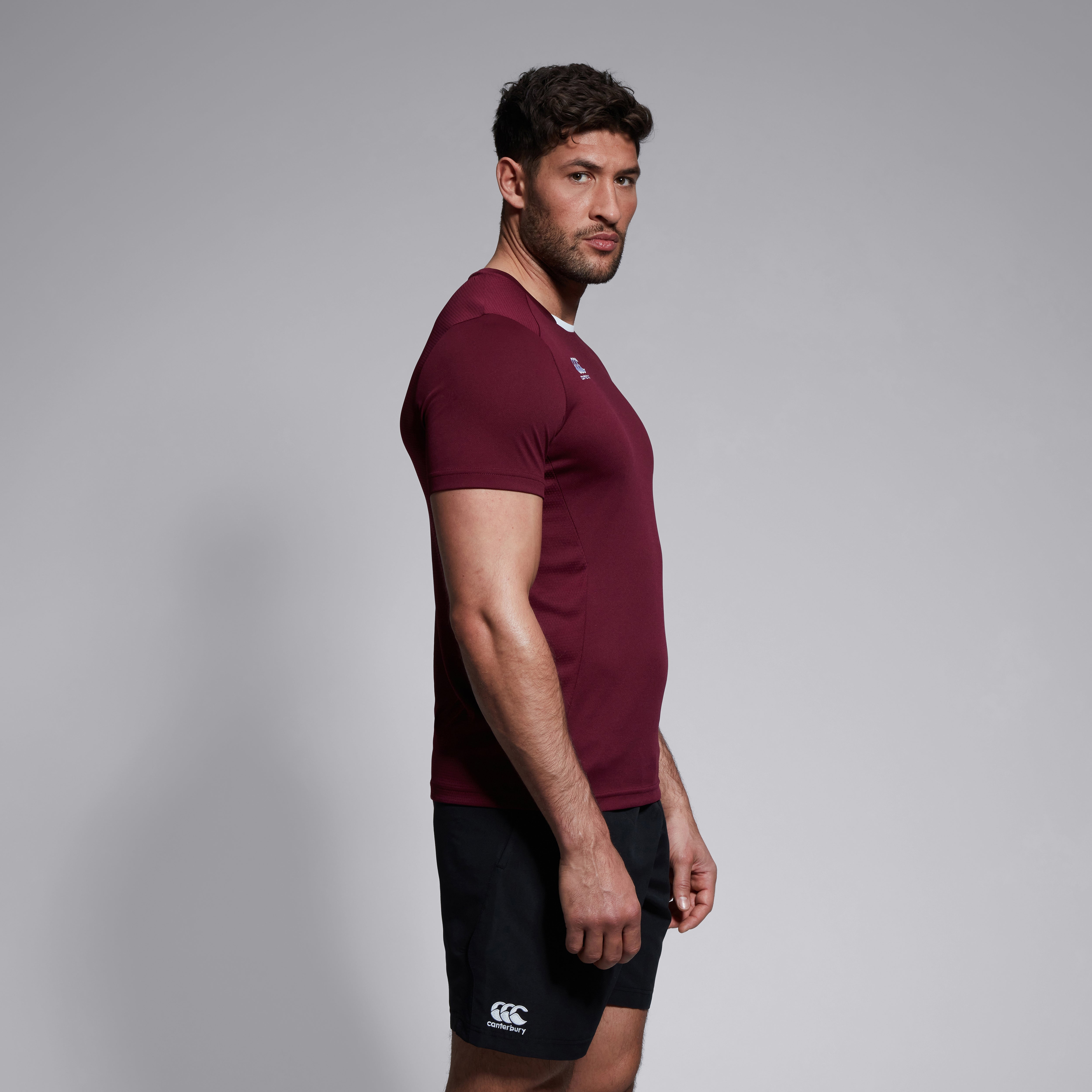 canterbury-club-dry-tee-maroon-camiseta-deportiva-de-hombre image 2