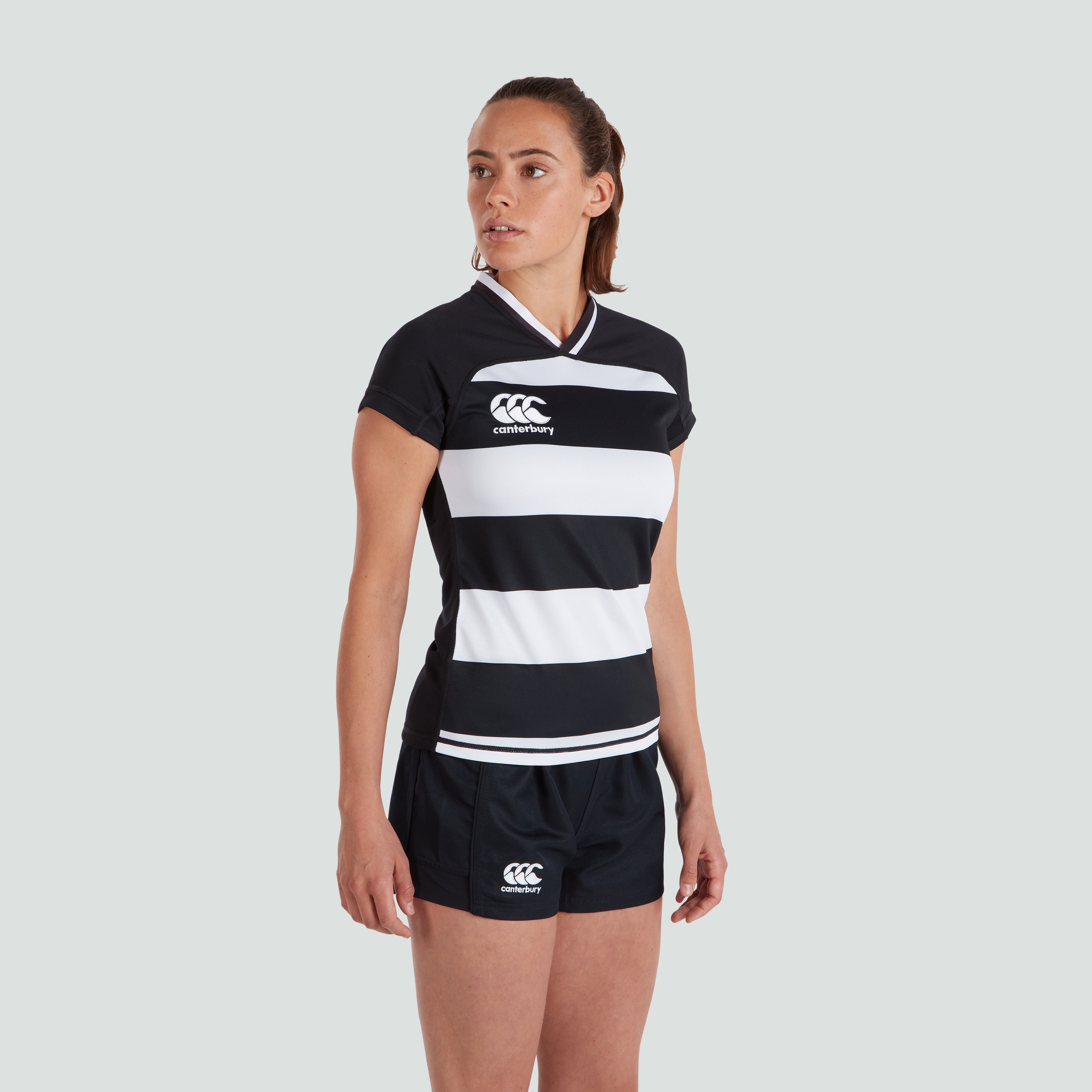 canterbury-vapodri-evader-hooped-jersey-mujer-negro image 3
