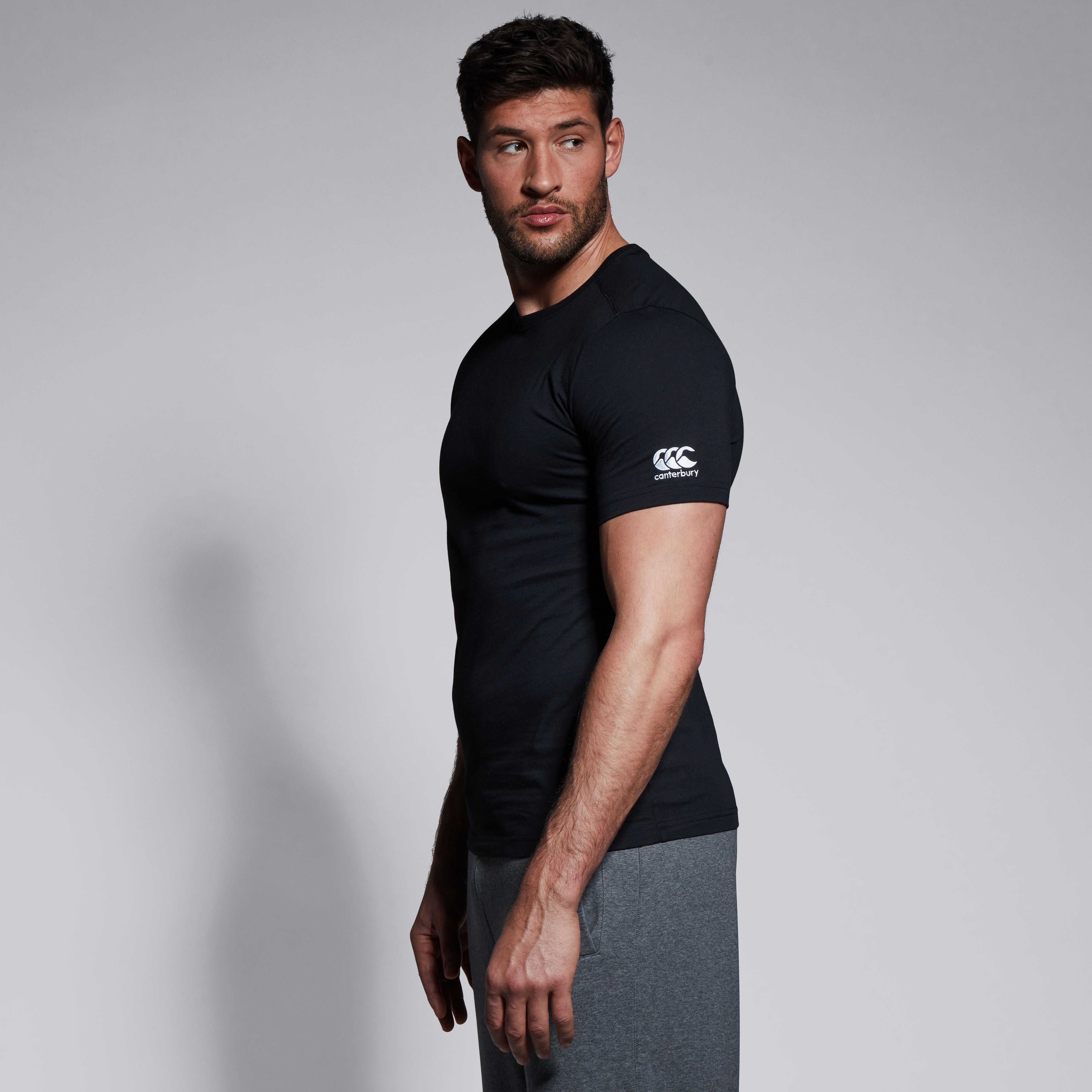 camiseta-canterbury-club-plain-negra-para-hombre image 3