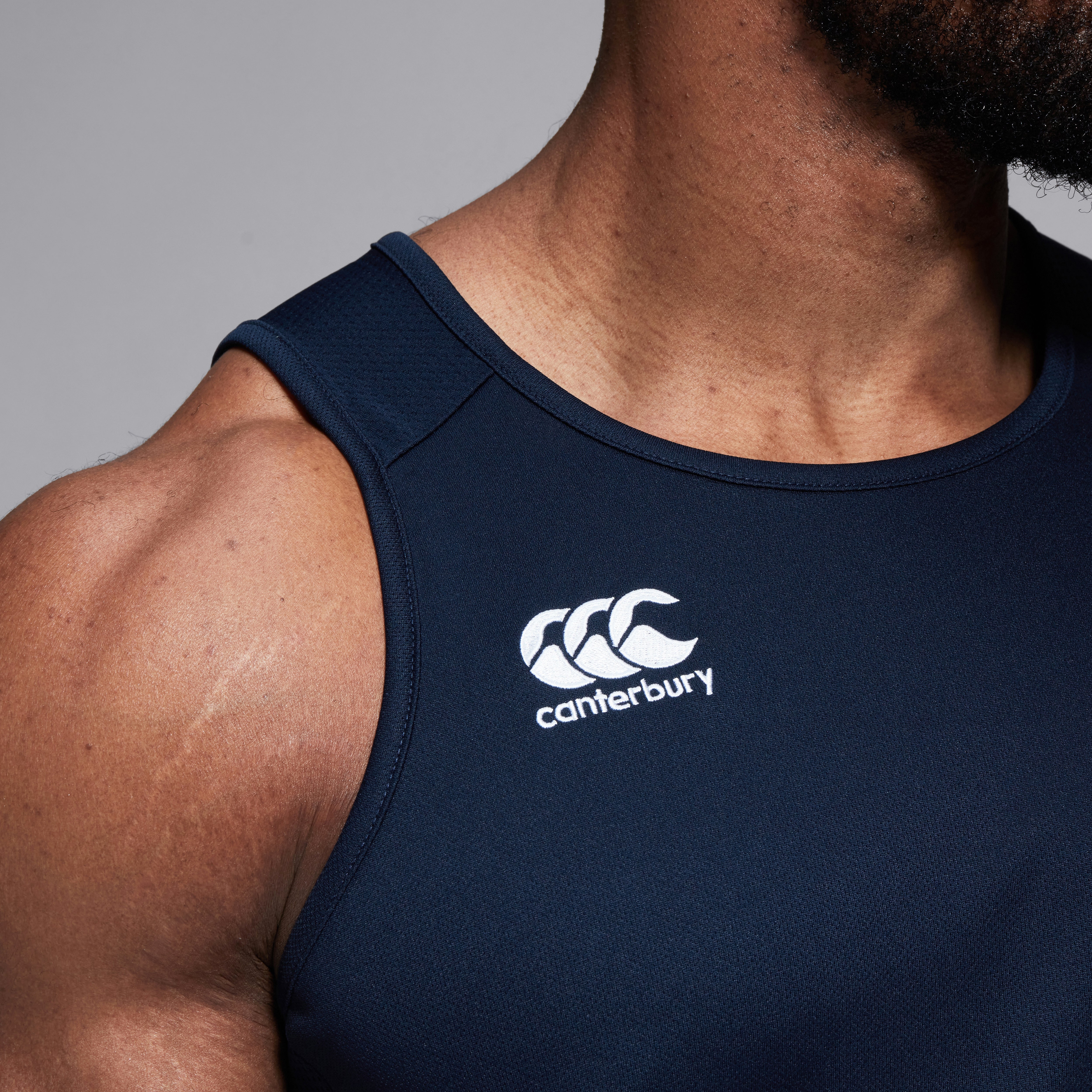 canterbury-club-dry-singlet-azul-marino-para-hombre image 6