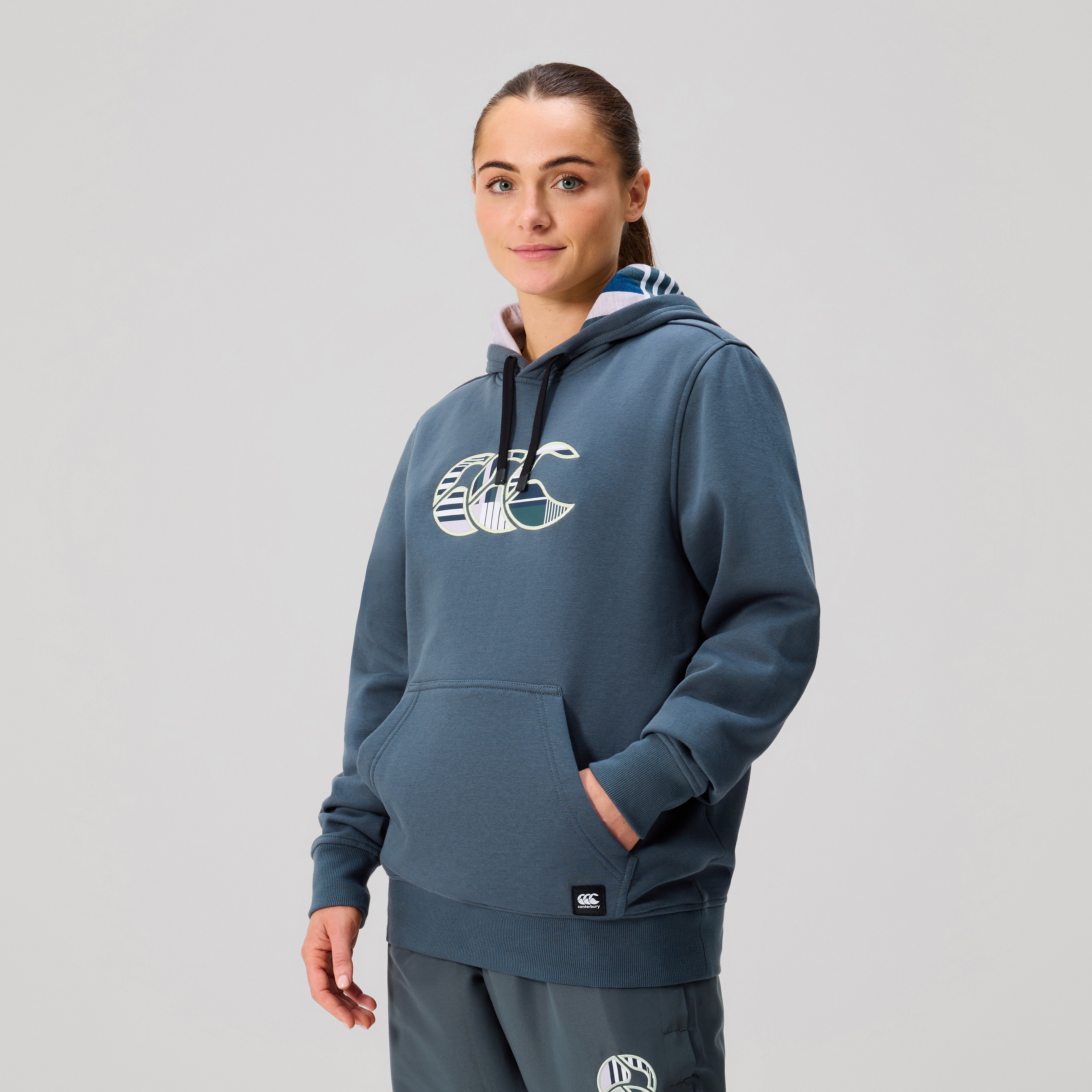 sudadera-con-capucha-canterbury-uglies-logo-gris-para-mujer image 4
