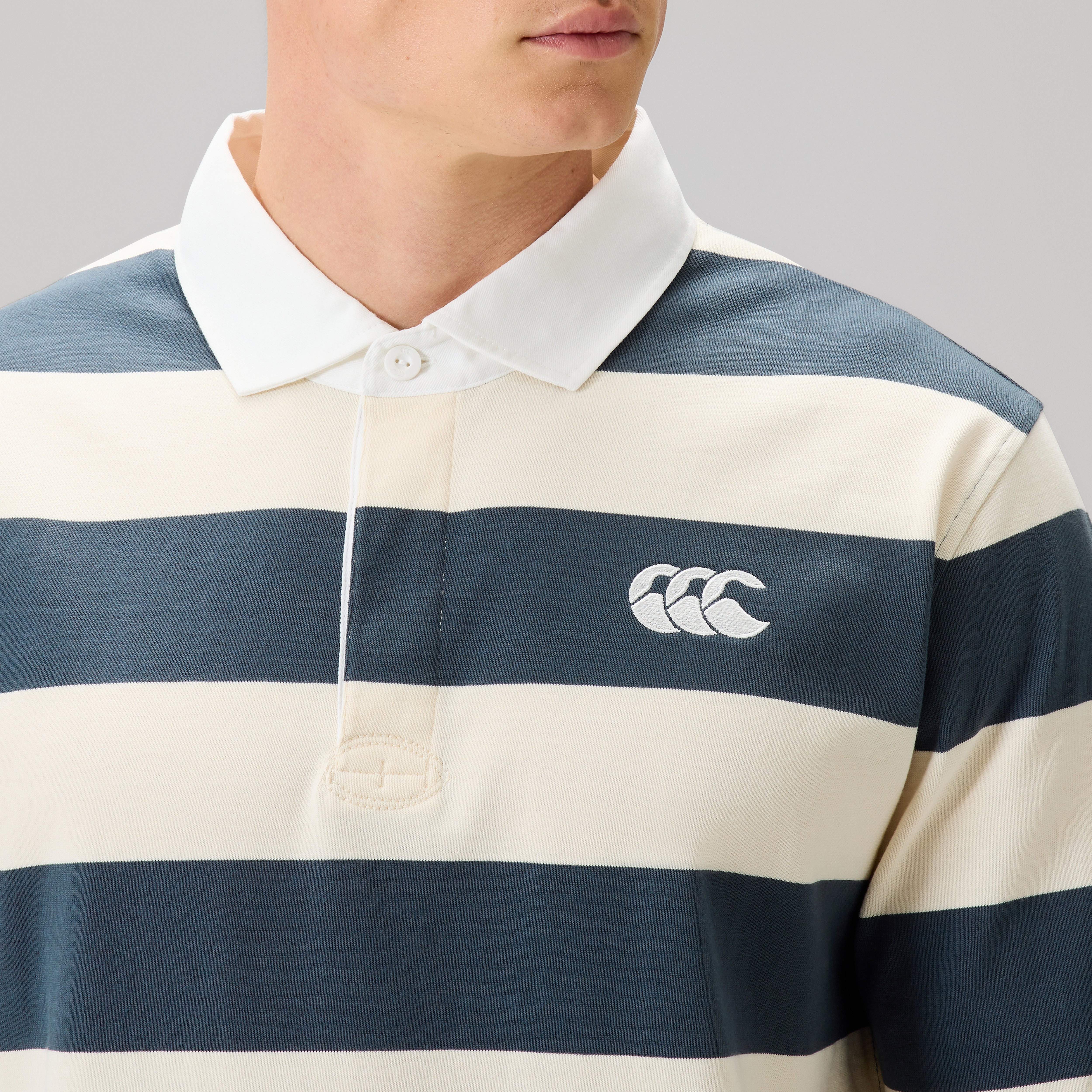 canterbury-fundamentals-yarn-stripe-rugby-jersey-grey image 5