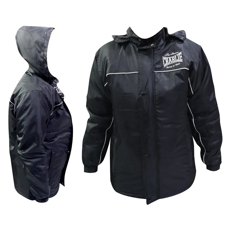 charlie-boxing-anorak-black-rain-con-capucha-desmontable image 1