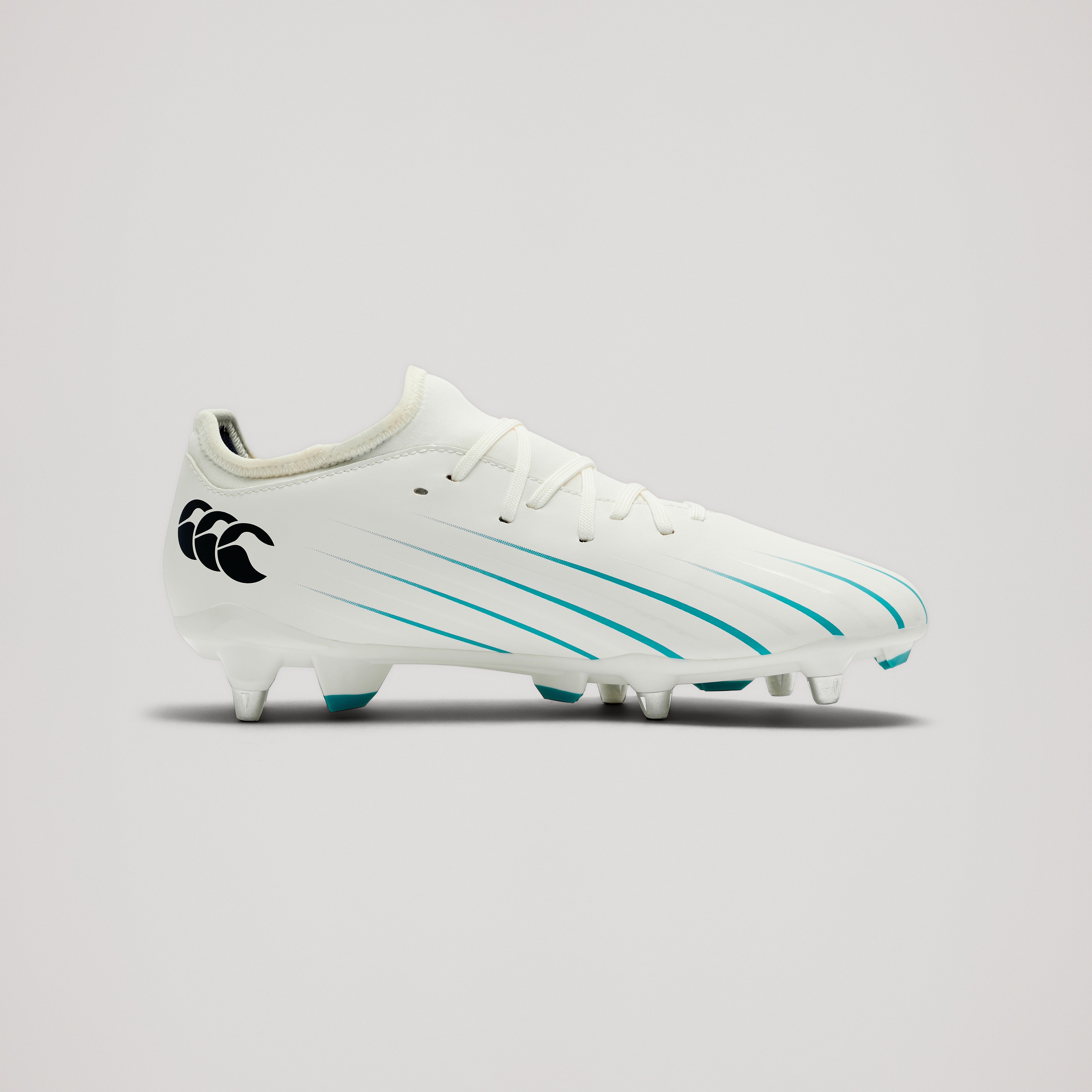 canterbury-speed-falcon-2-0-team-botas-de-rugby-suelo-blando-blancas-para-adulto image 2