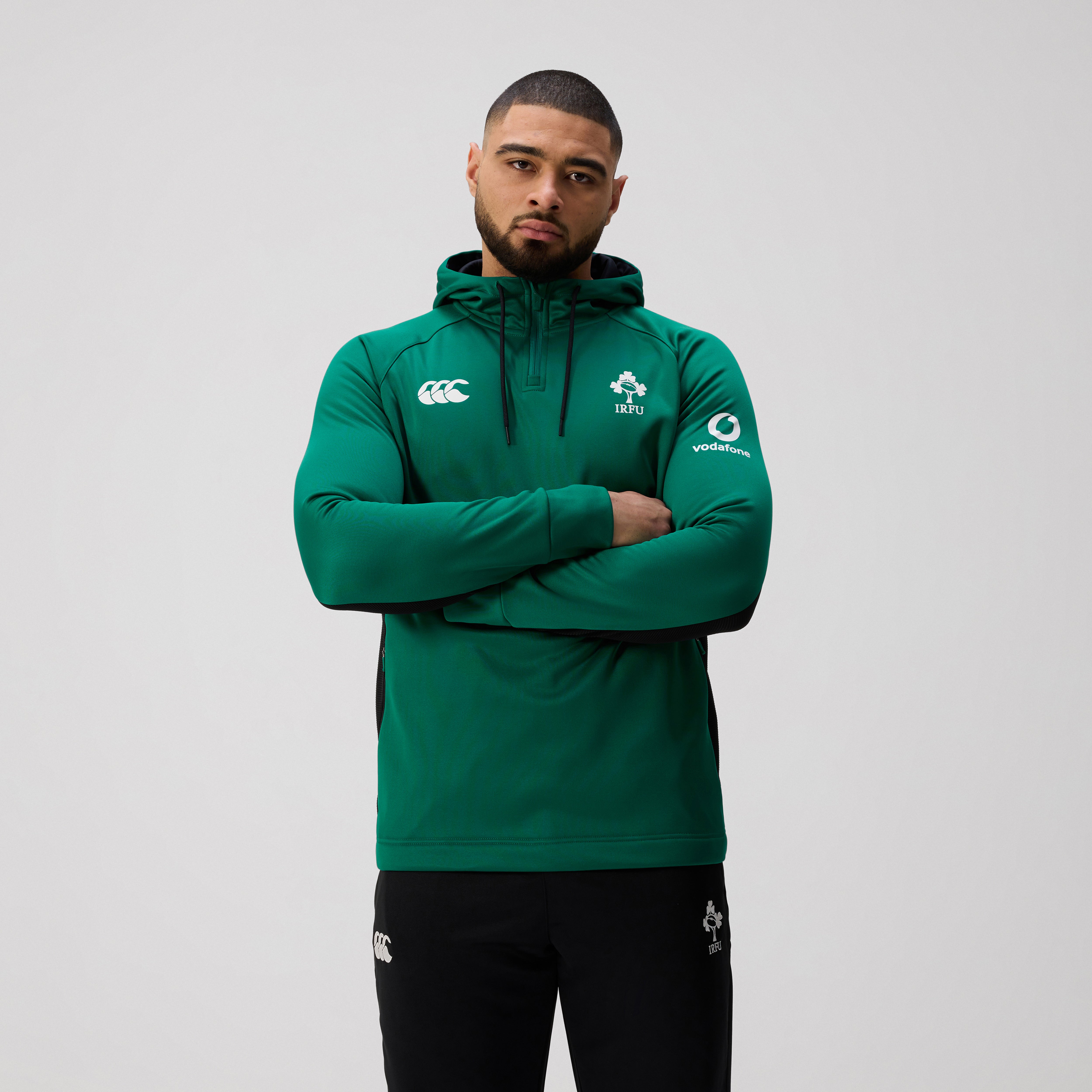 canterbury-sudadera-con-cremallera-de-entrenamiento-ireland-verde-para-hombre image 1