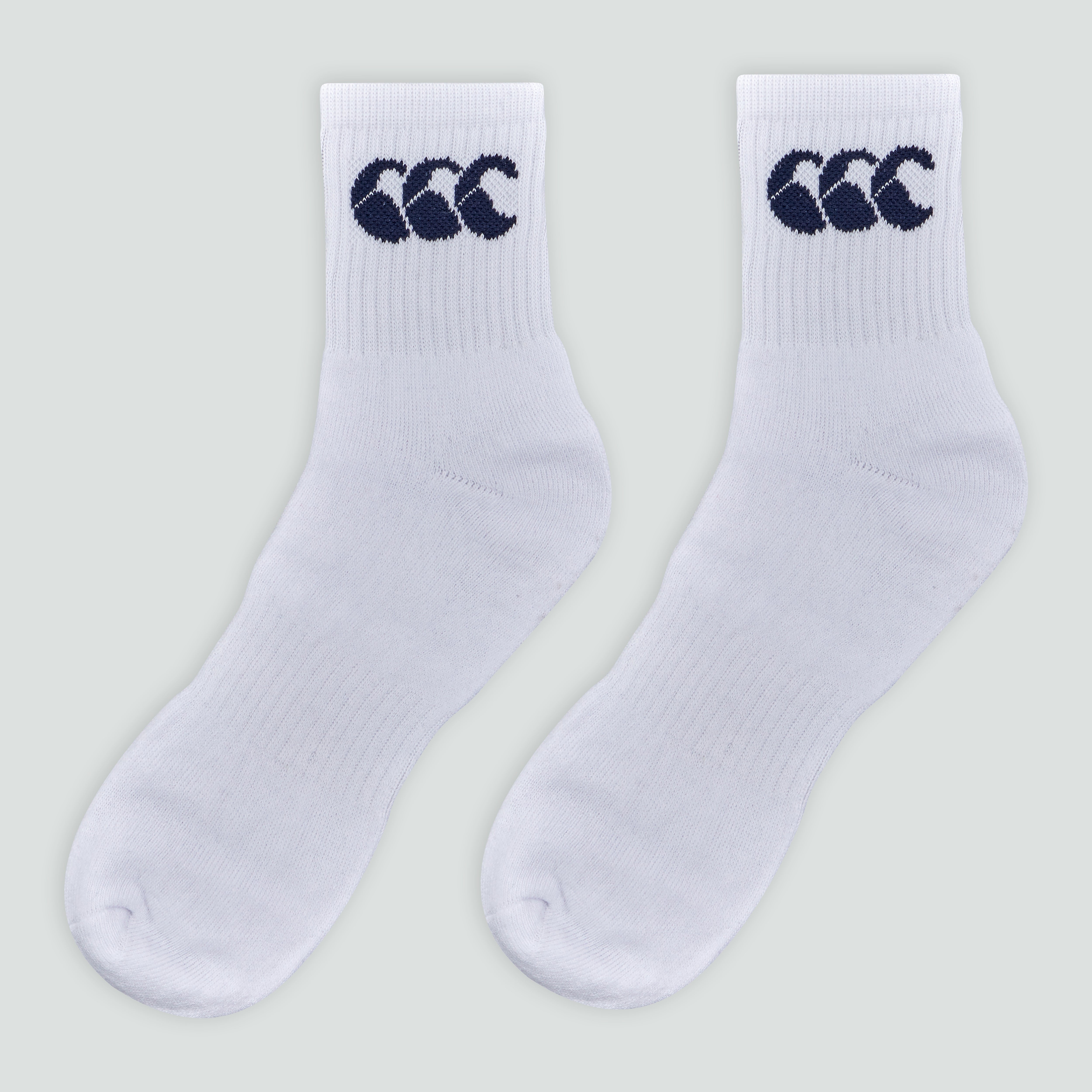 canterbury-calcetines-crew-pack-3-blanco-azul-marino image 1