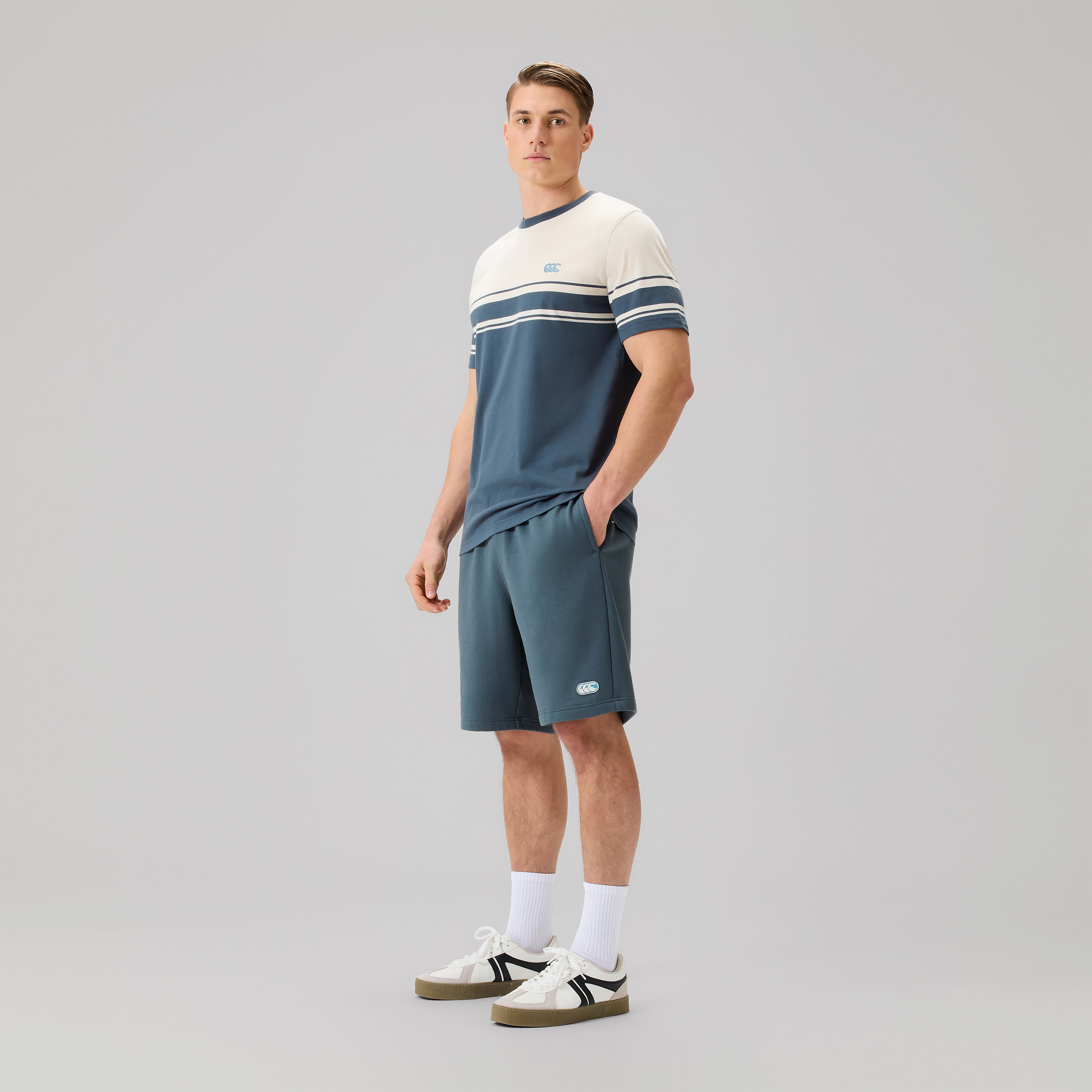 canterbury-everyday-fleece-shorts-hombre-gris image 2