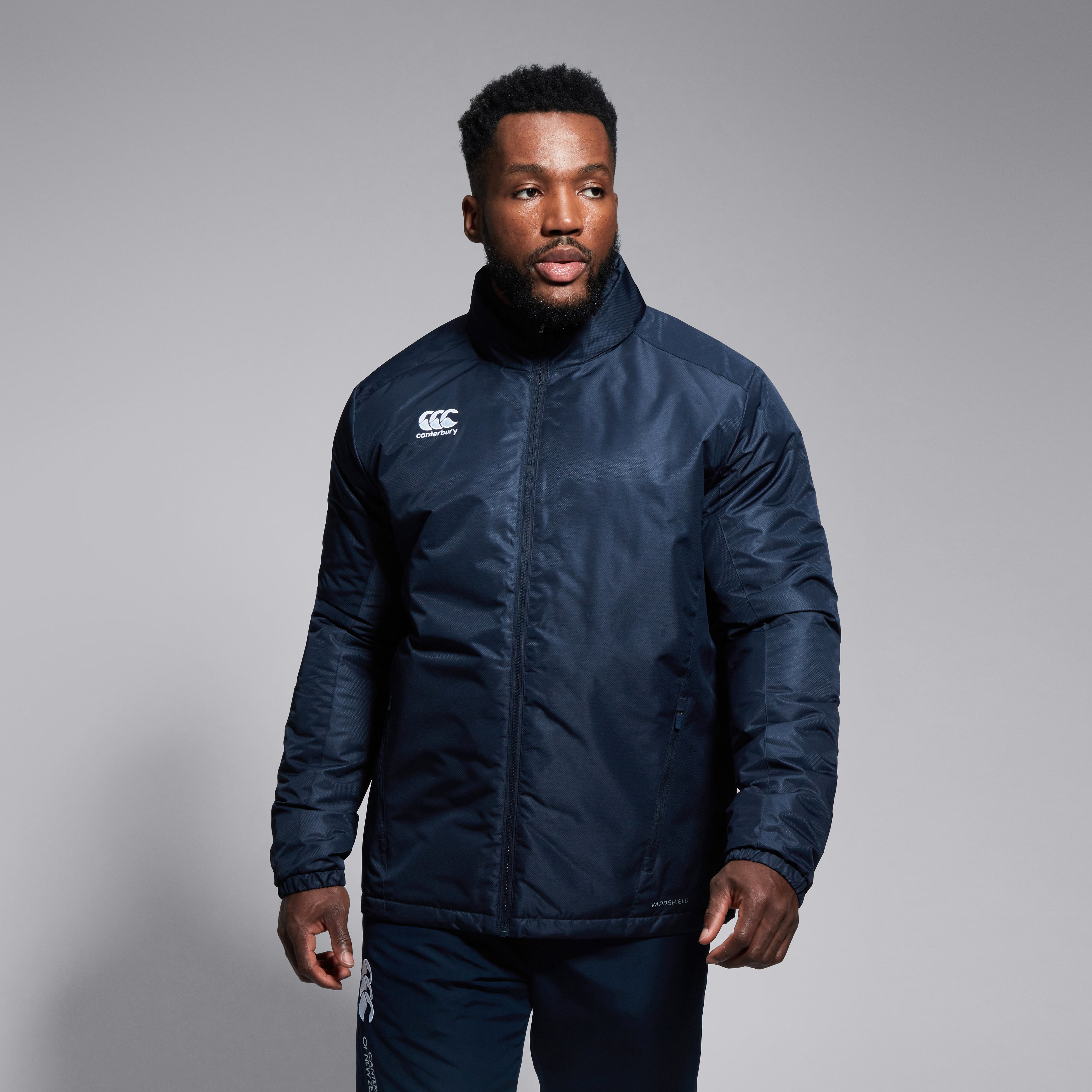 canterbury-mens-club-vaposhield-stadium-jacket-navy image 2