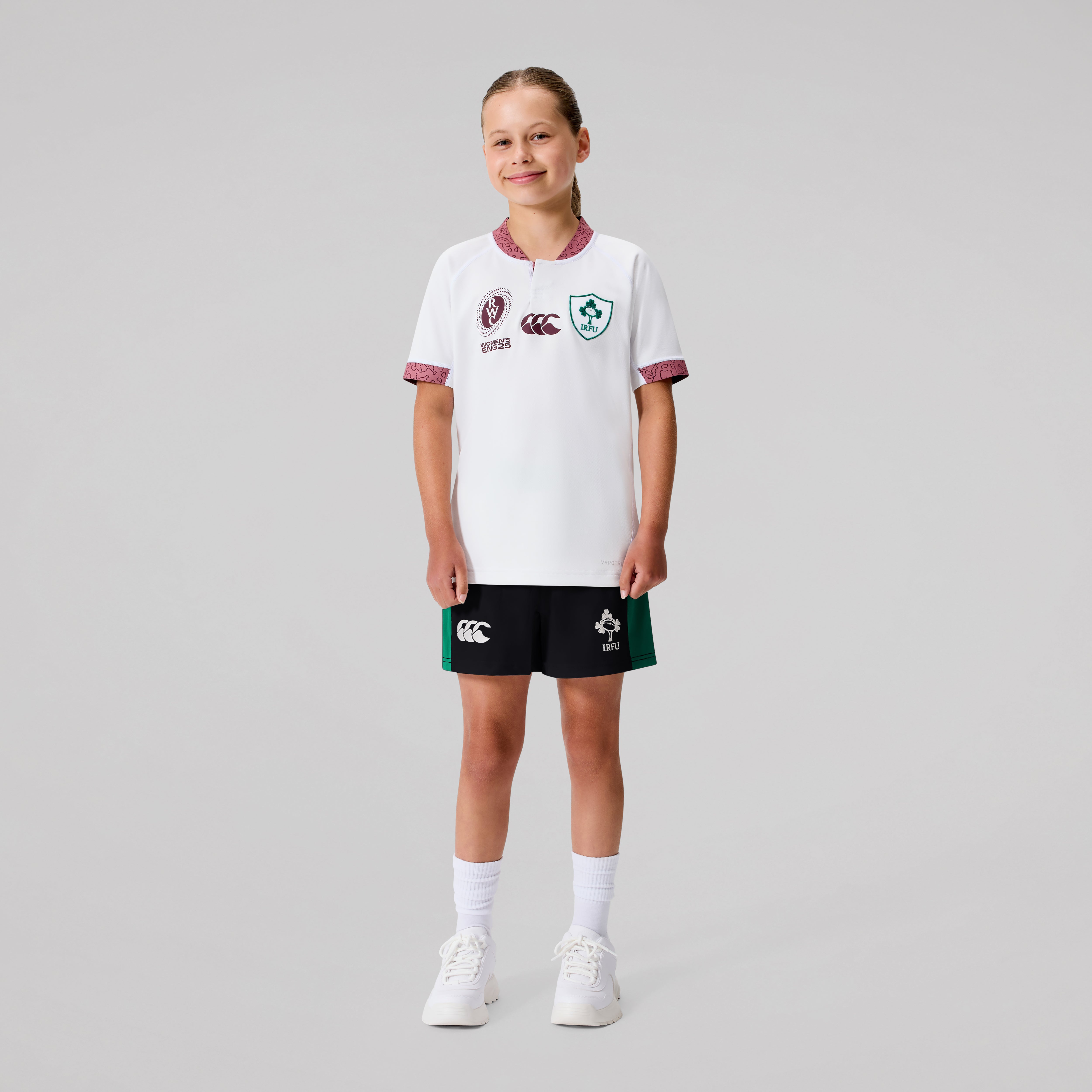 canterbury-ireland-rwc-2025-pro-camiseta-de-rugby-junior-unisex-blanca image 3