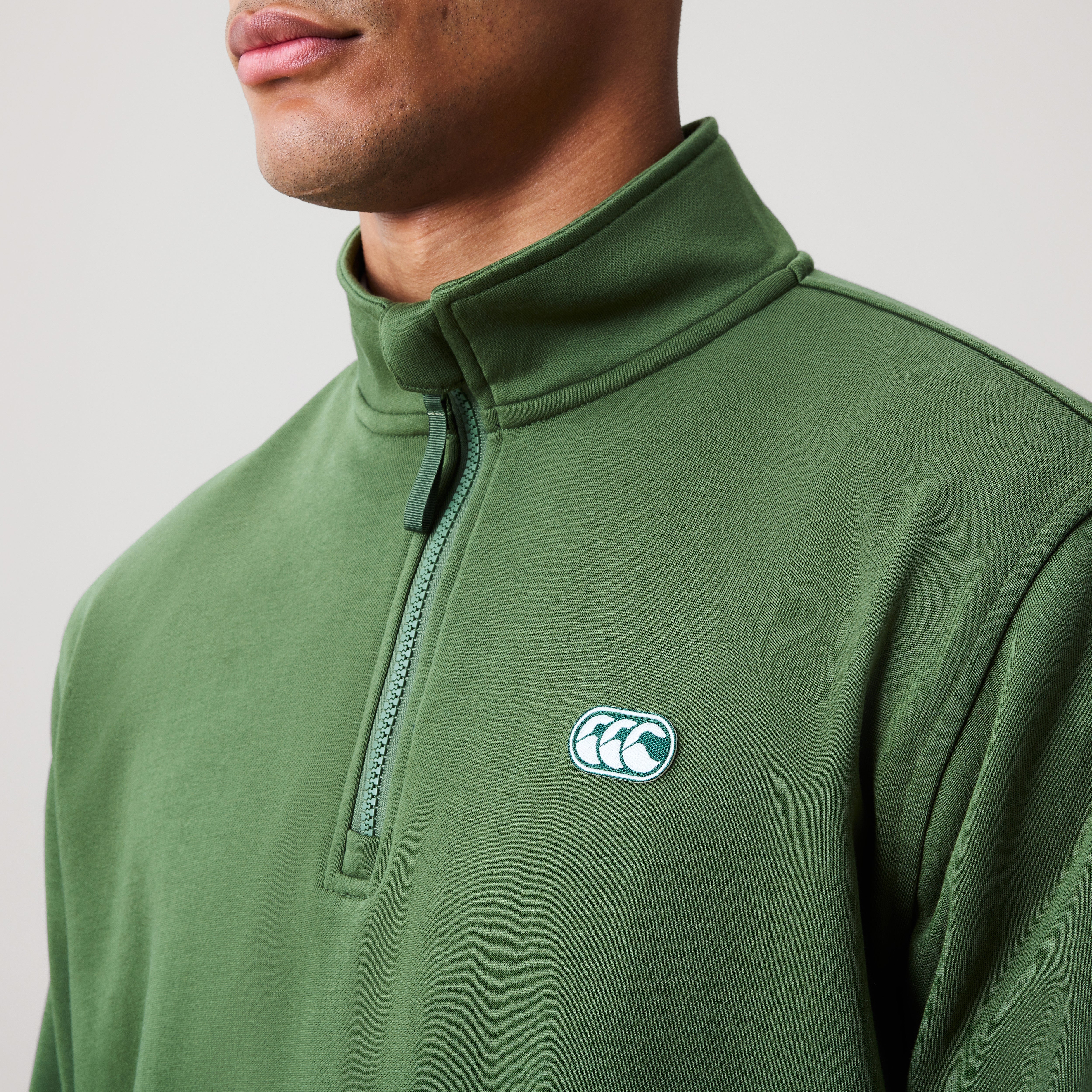 canterbury-everyday-sudadera-1-4-zip-para-hombre-verde image 7