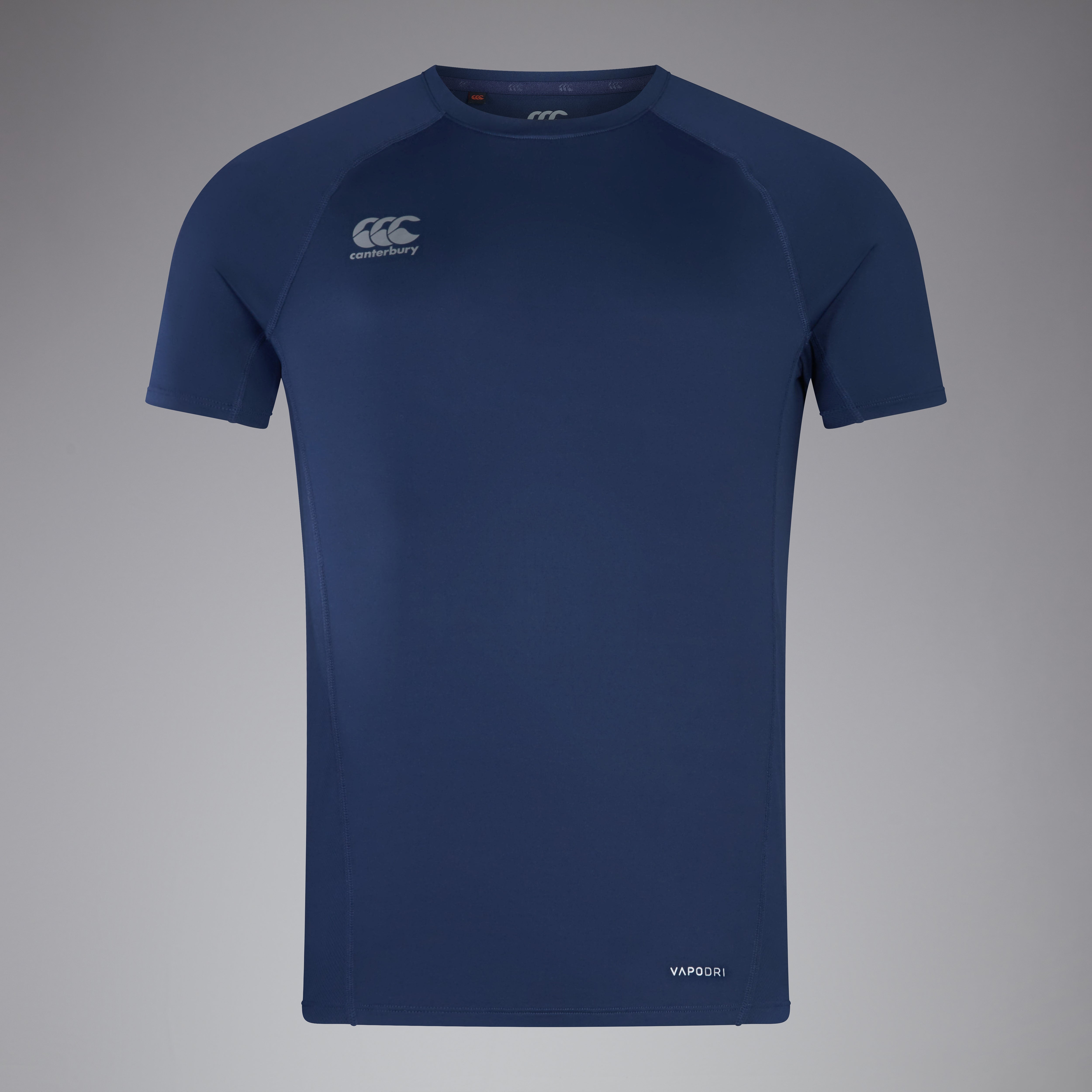 canterbury-camiseta-s-per-ligera-small-logo-para-hombre-azul-mar-caqui image 1