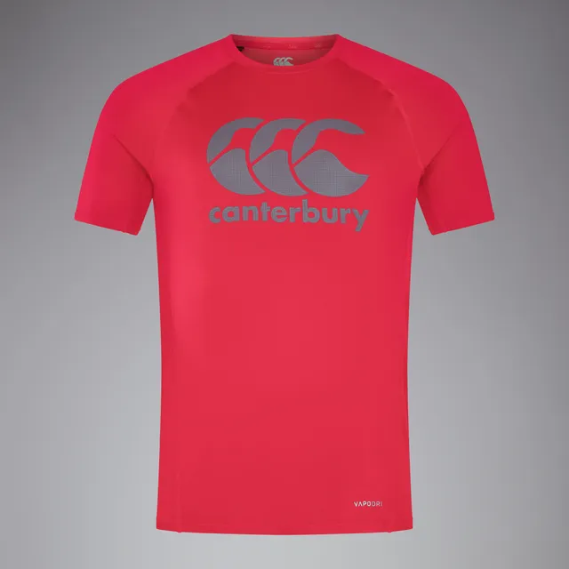 canterbury-mens-large-logo-superlight-tee-red image 1