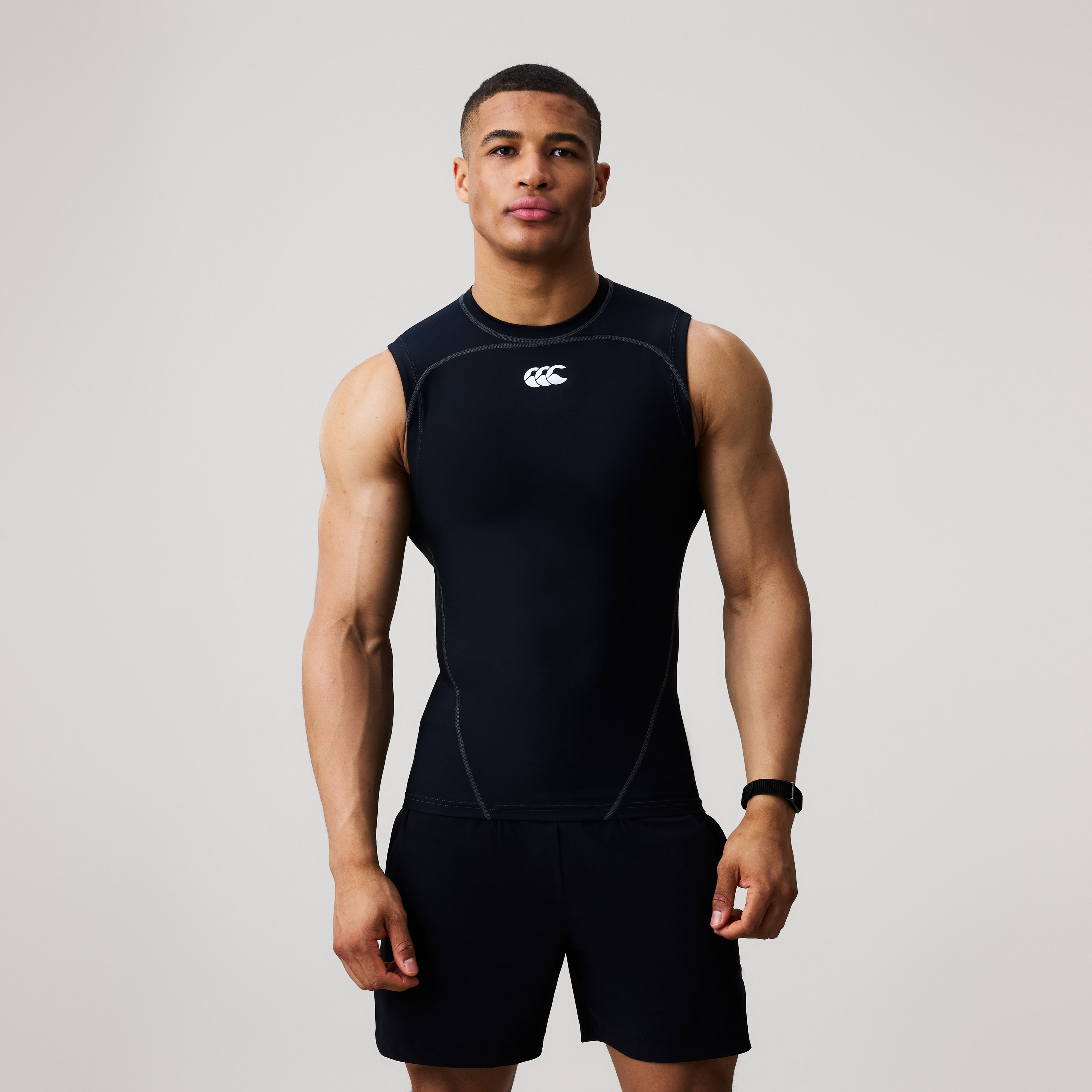 camiseta-interior-sin-mangas-canterbury-baselayer-negra-para-hombre image 3