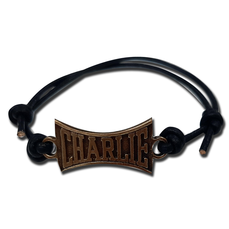 pulsera-metal-piel-charlie-boxing-estilo-vintage-para-aficionados-al-boxeo image 1
