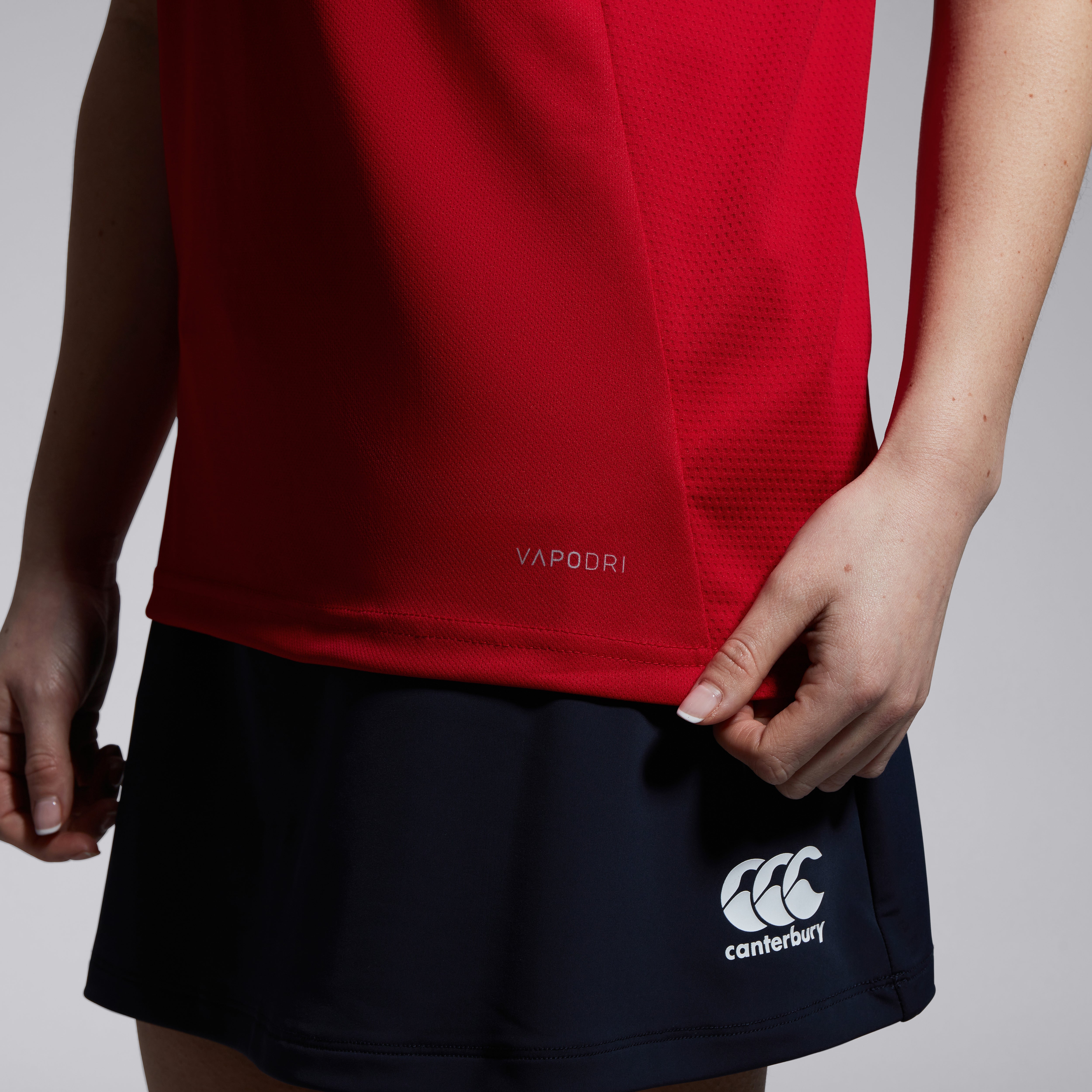 canterbury-club-dry-polo-mujer-rojo image 8