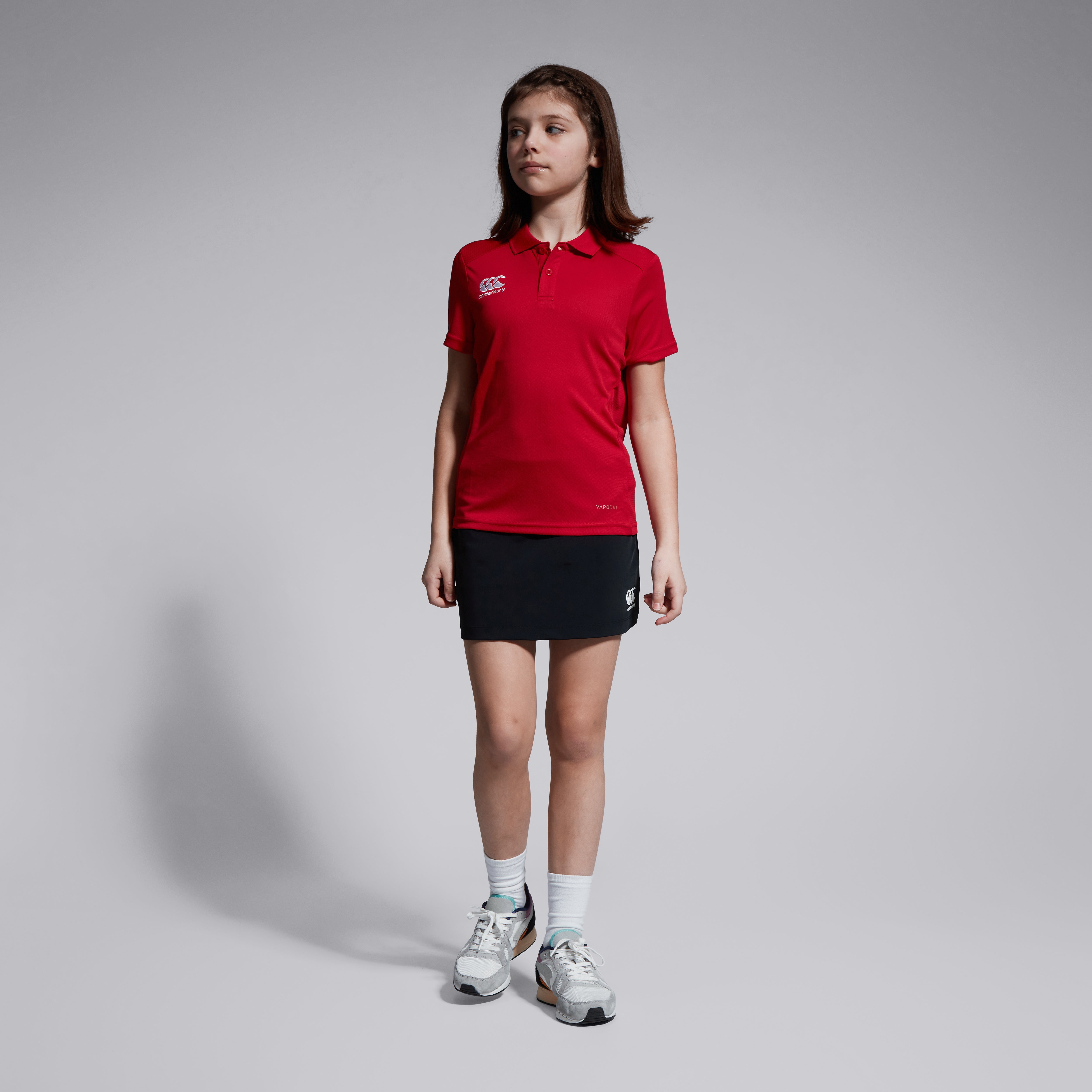 canterbury-club-dry-polo-shirt-rojo-junior-unisex image 5