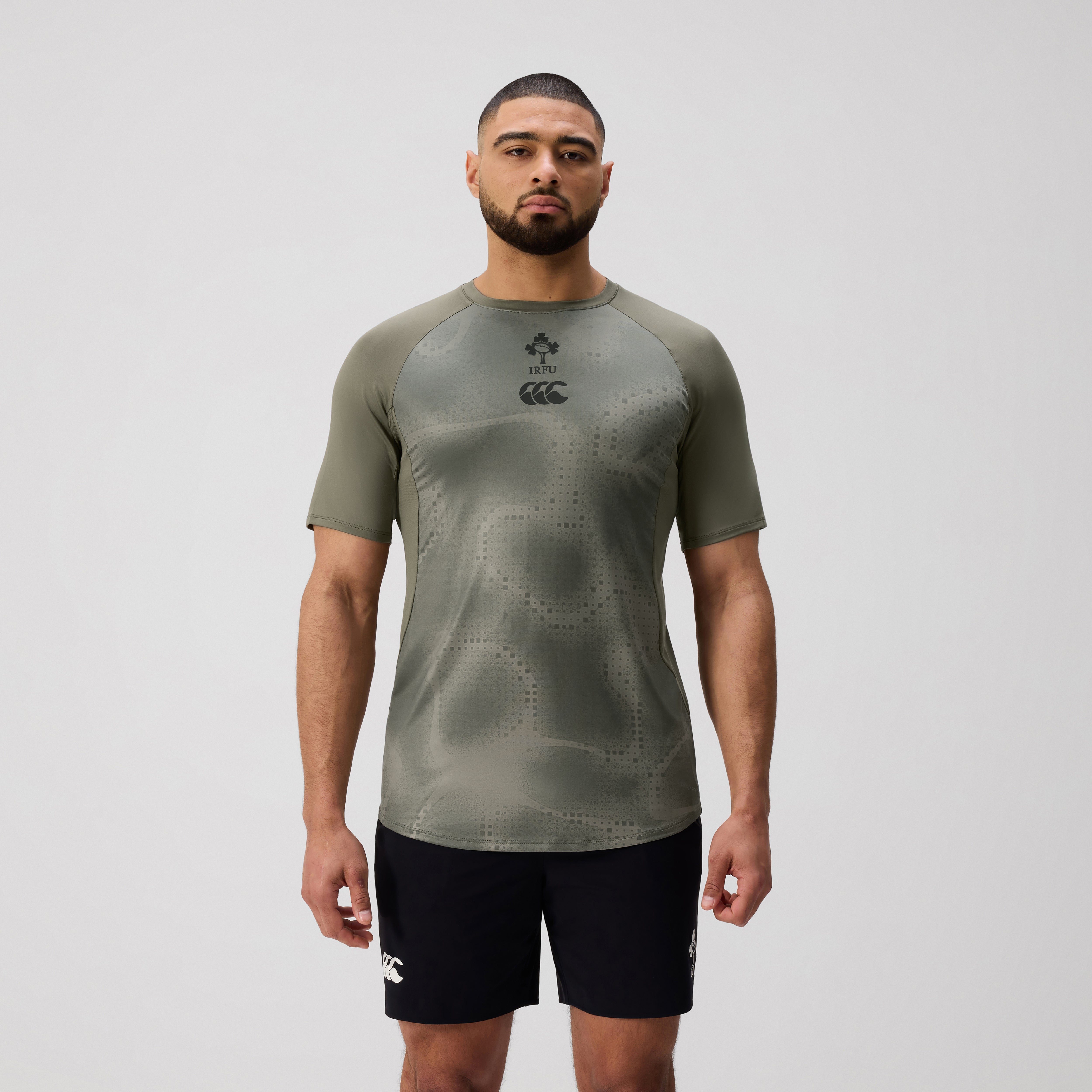 canterbury-ireland-superlight-tee-khaki-camiseta-deportiva-de-entrenamiento-para image 1