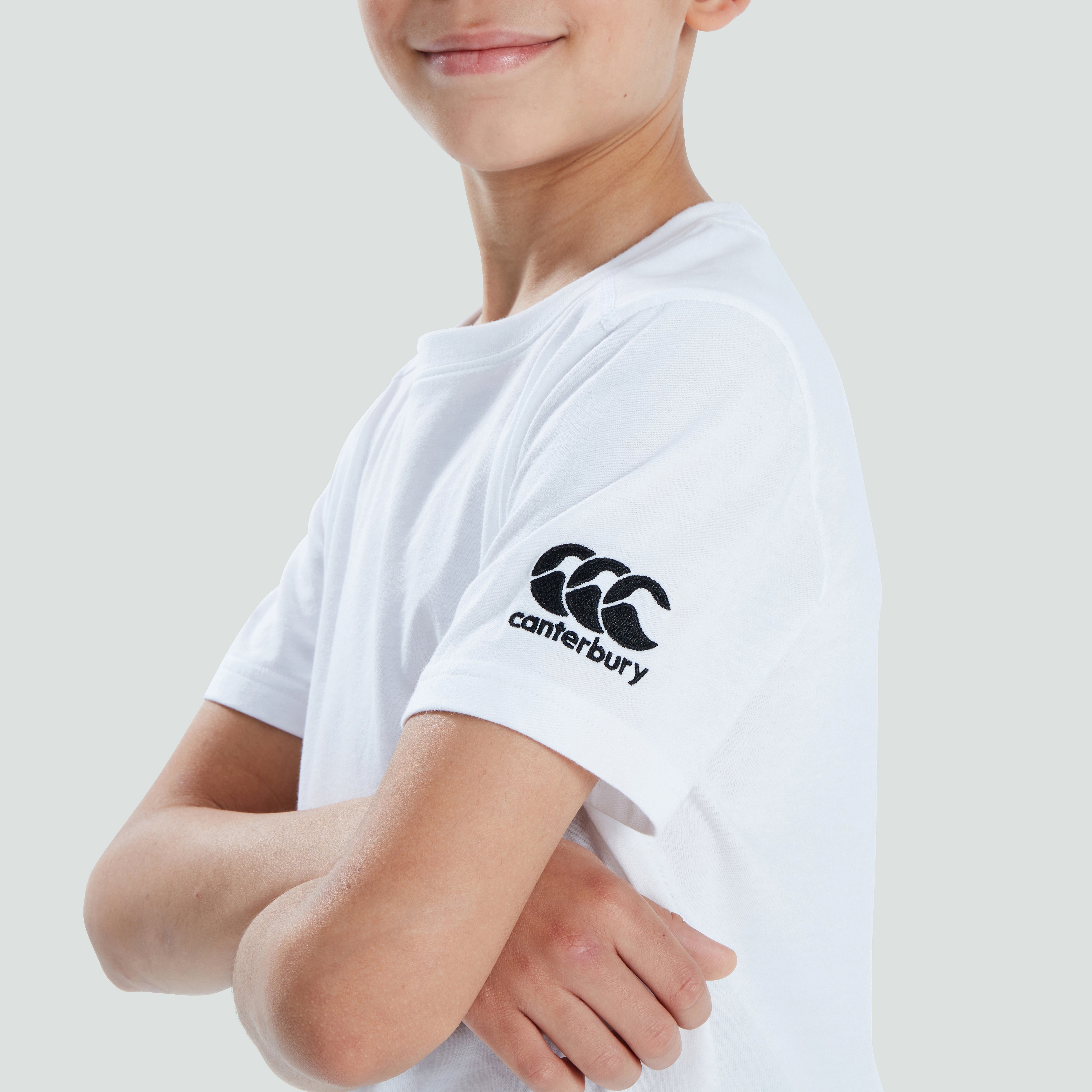 canterbury-club-plain-tee-junior-unisex-camiseta-blanca-de-manga-corta image 6