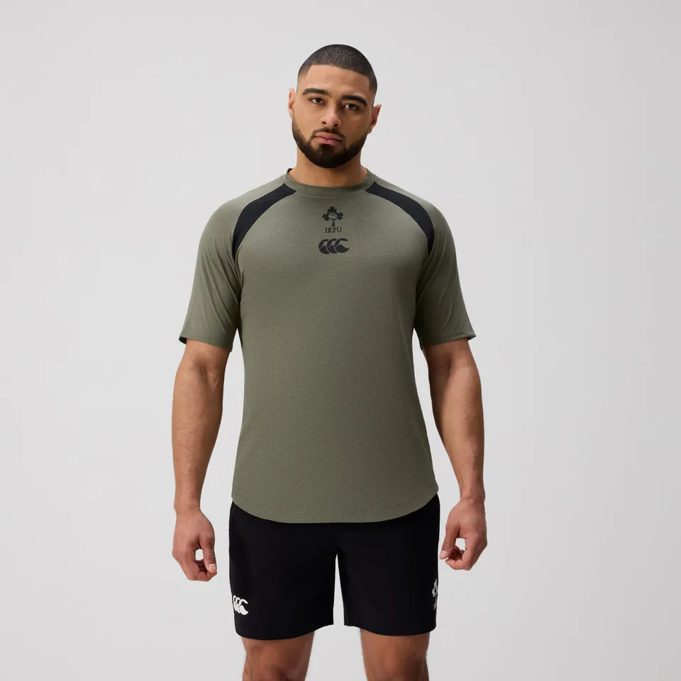 camiseta-canterbury-ireland-elite-training-tee-verde-para-hombre image 1